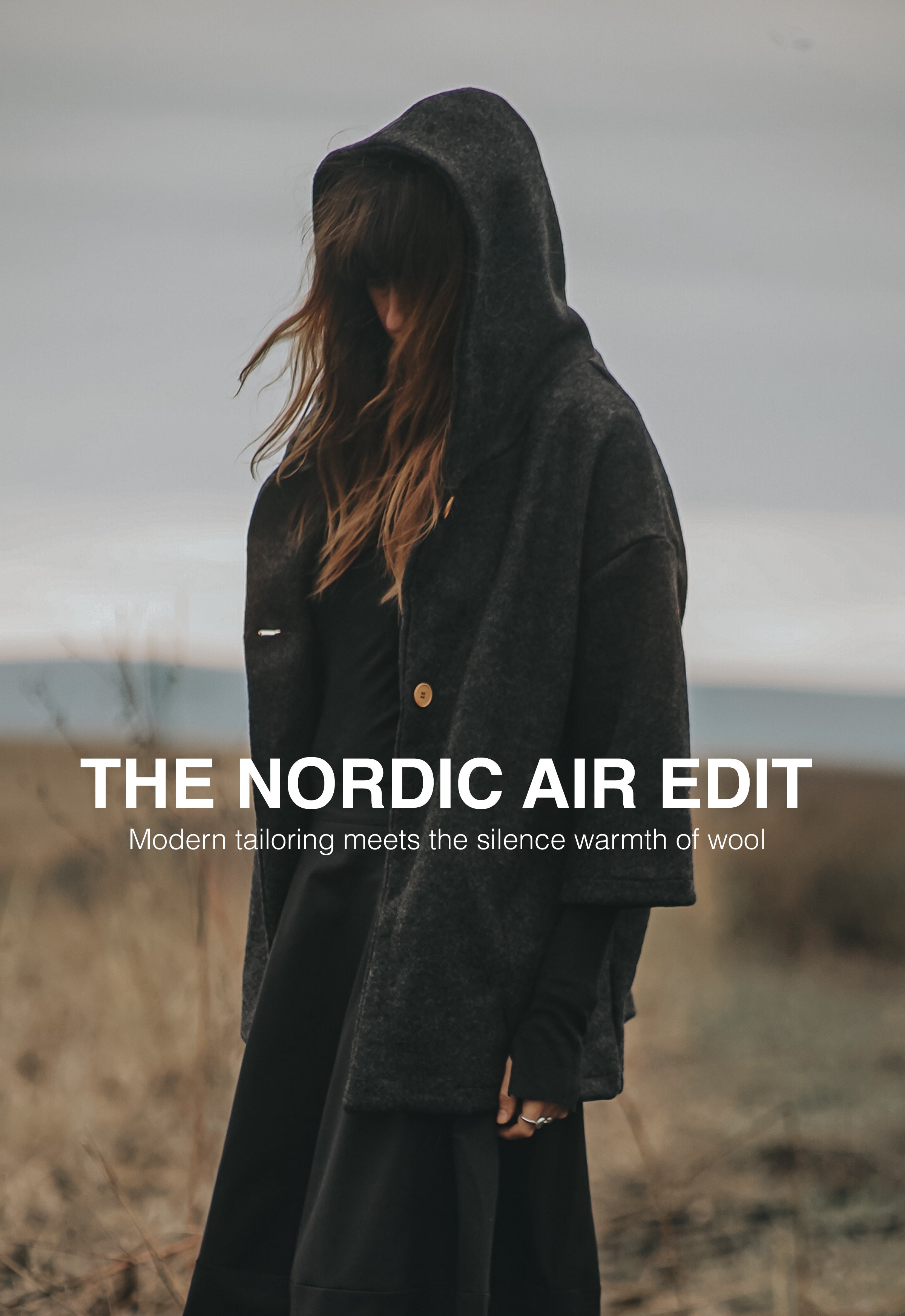 ALPINE SILENCE BOILED WOOL COAT
