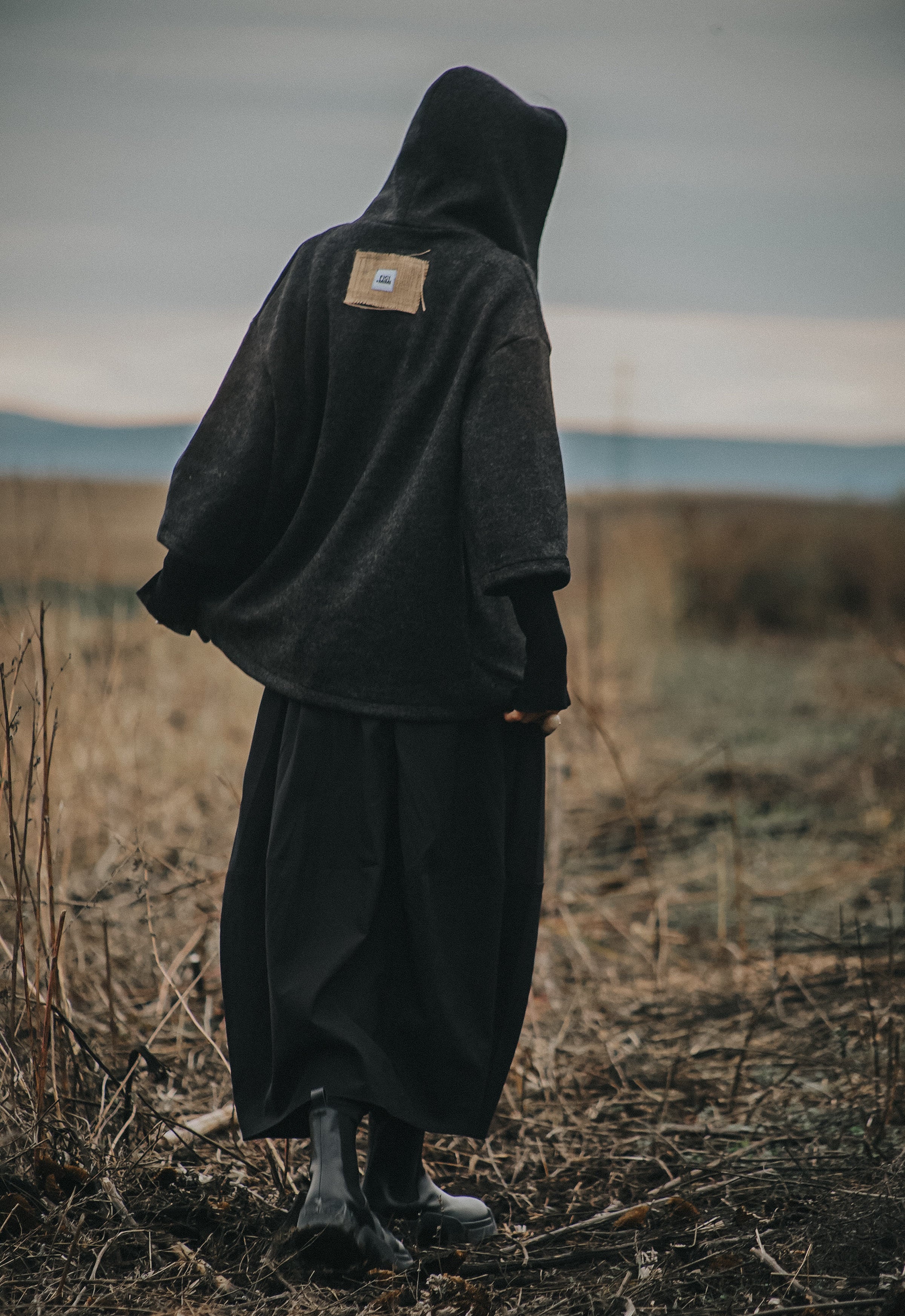 ALPINE SILENCE BOILED WOOL COAT