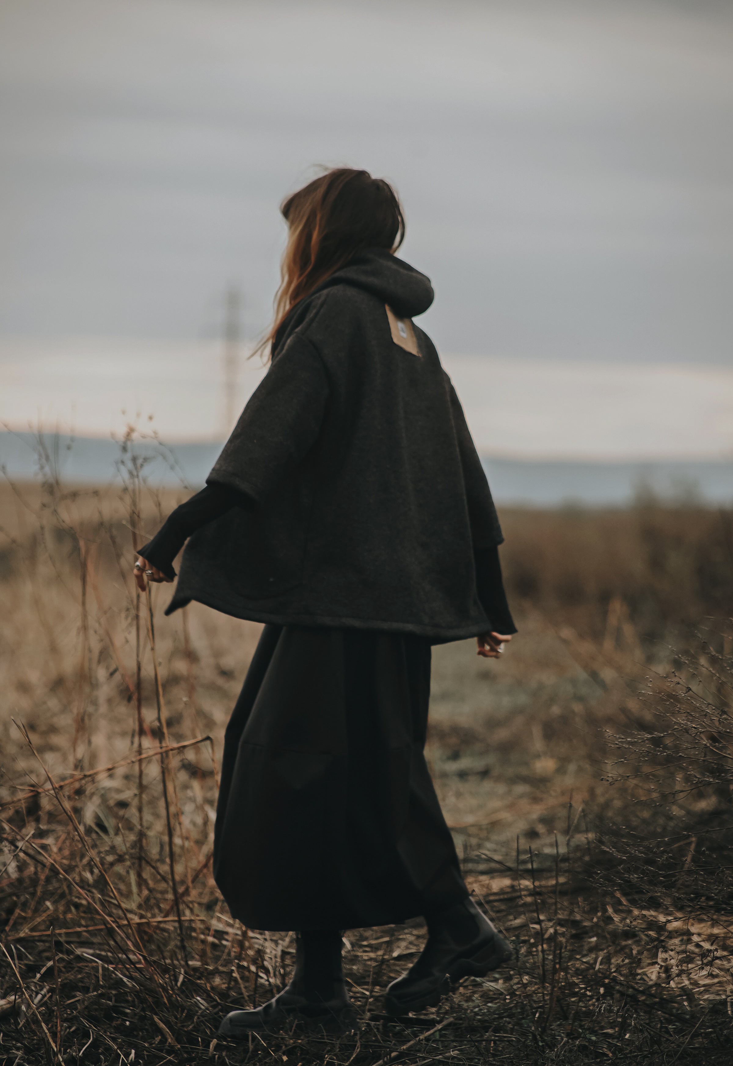 ALPINE SILENCE BOILED WOOL COAT