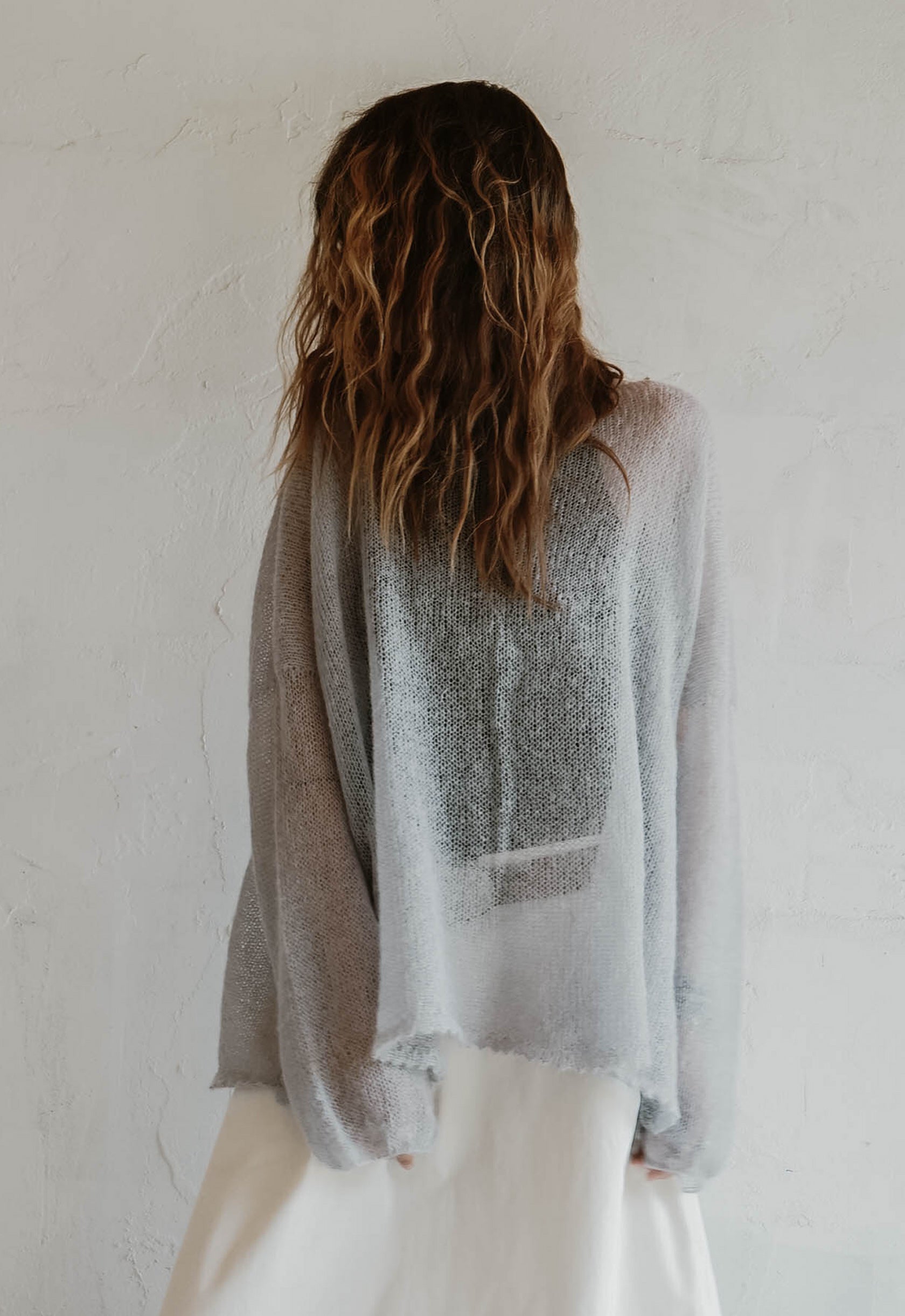 Dust Knit Mohair Top