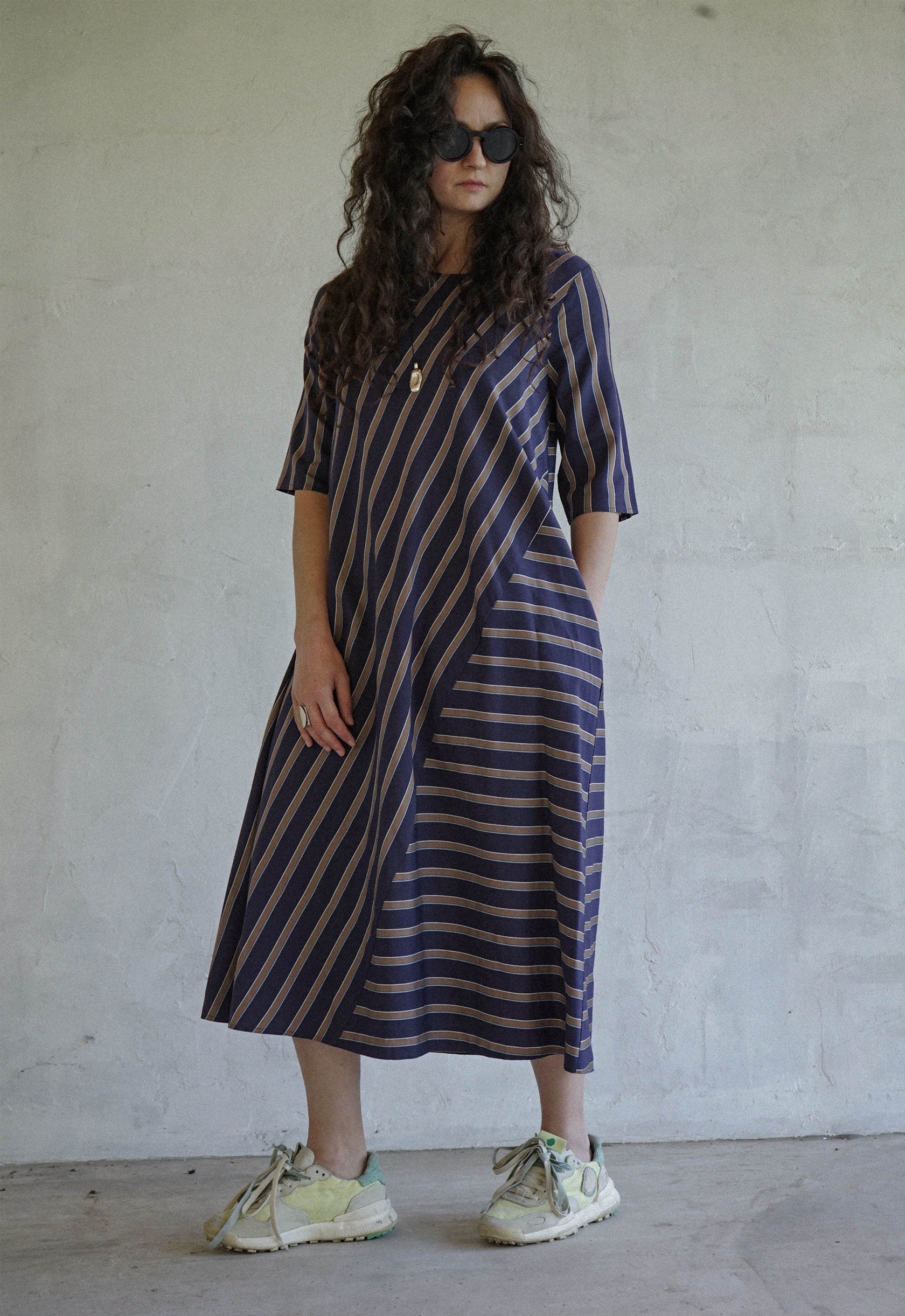 Moss Logic Balloon Dress