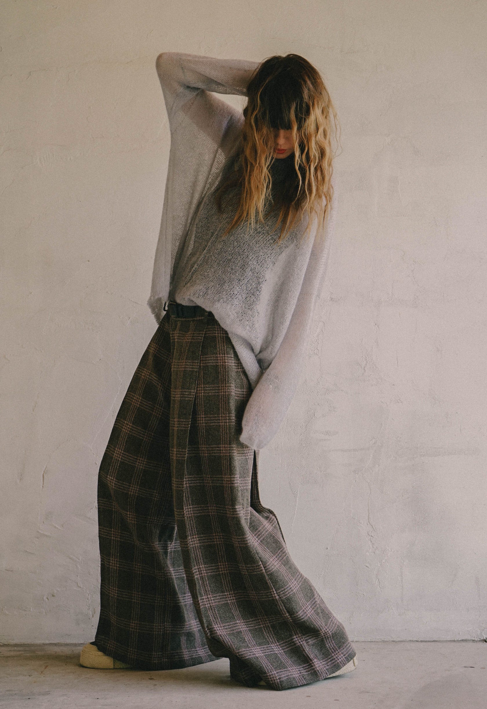 Dust Knit Mohair Top