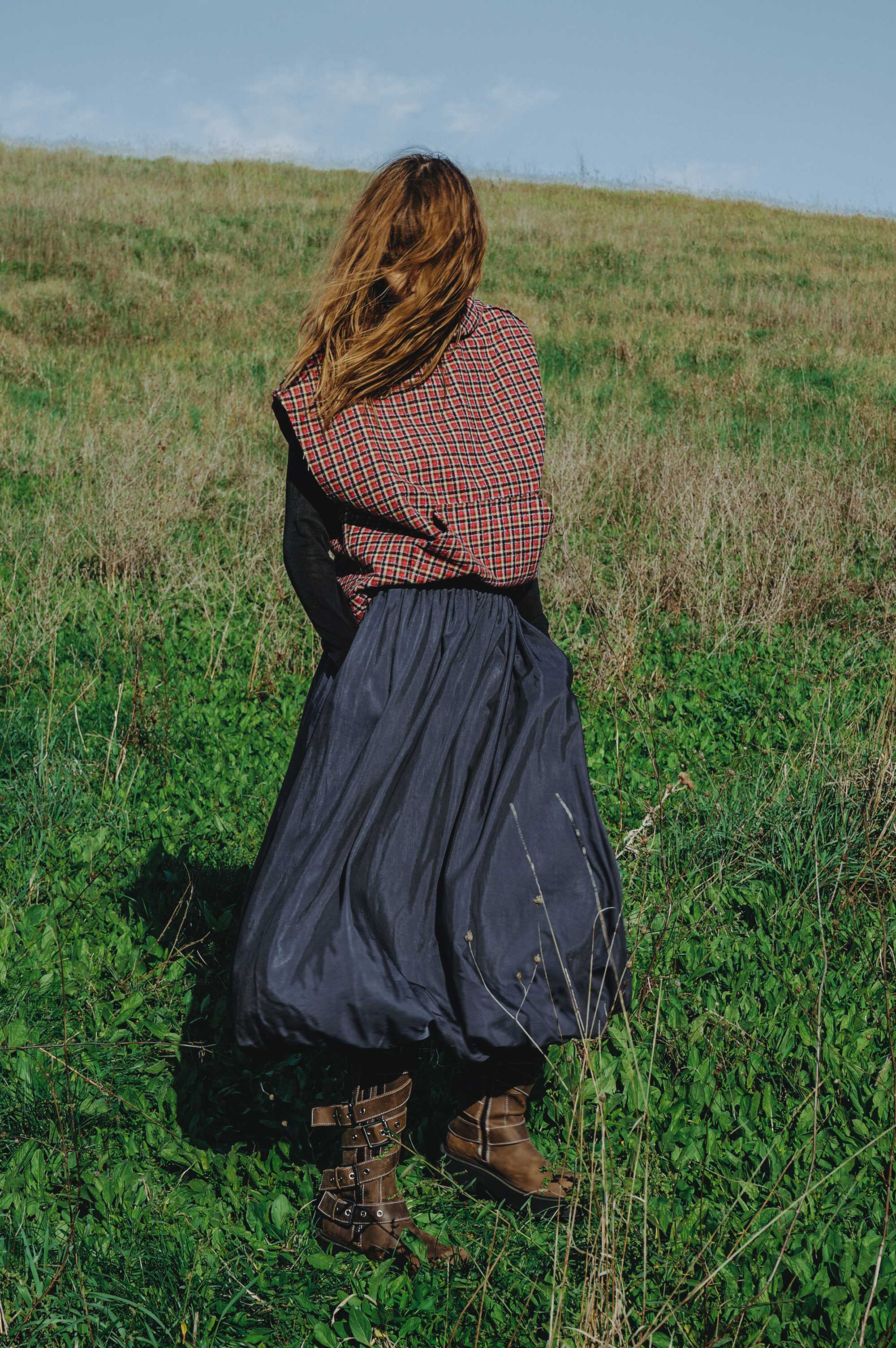 ANNA ASH BALLOON SKIRT