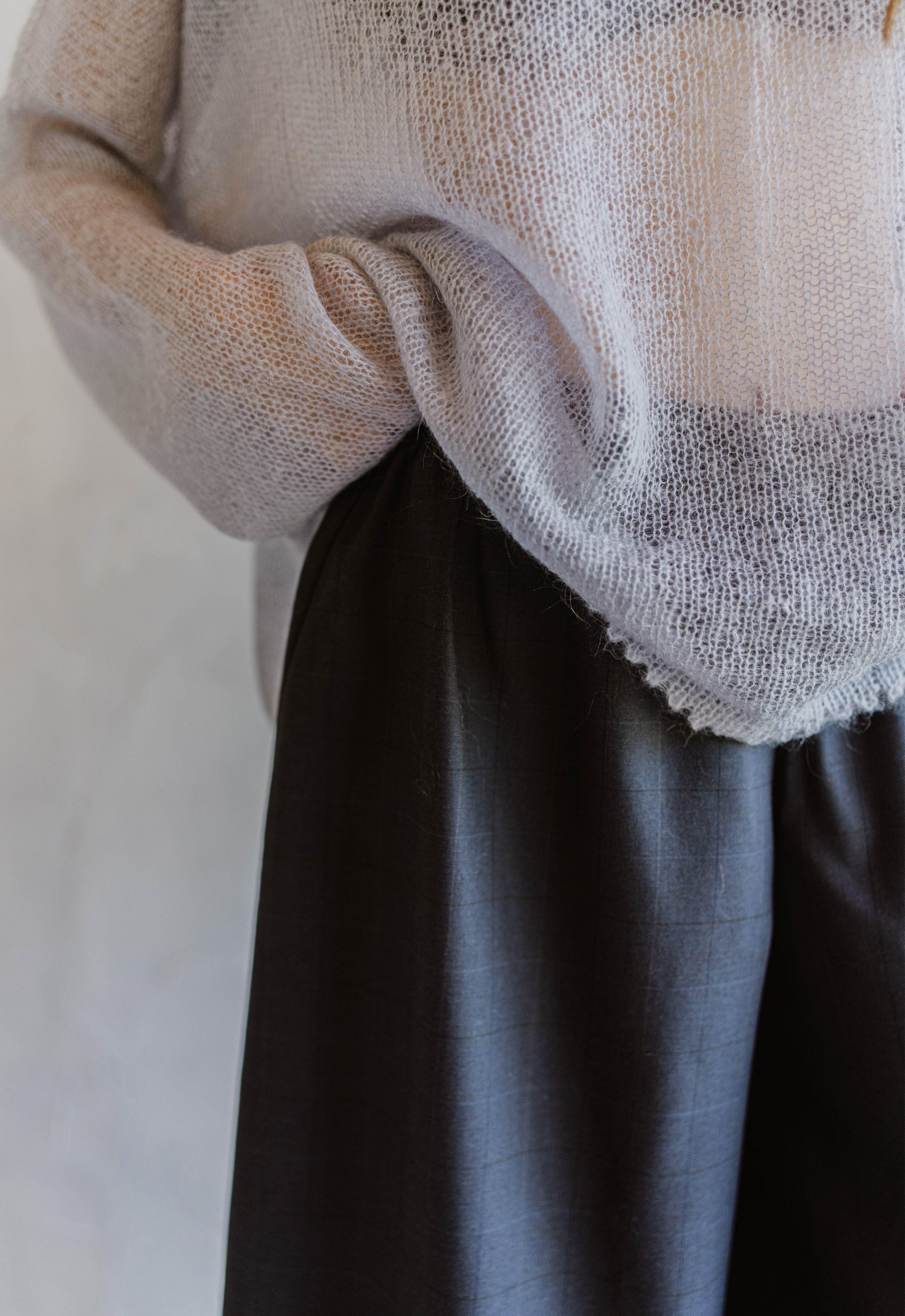 Mono Silk & Wool Trousers