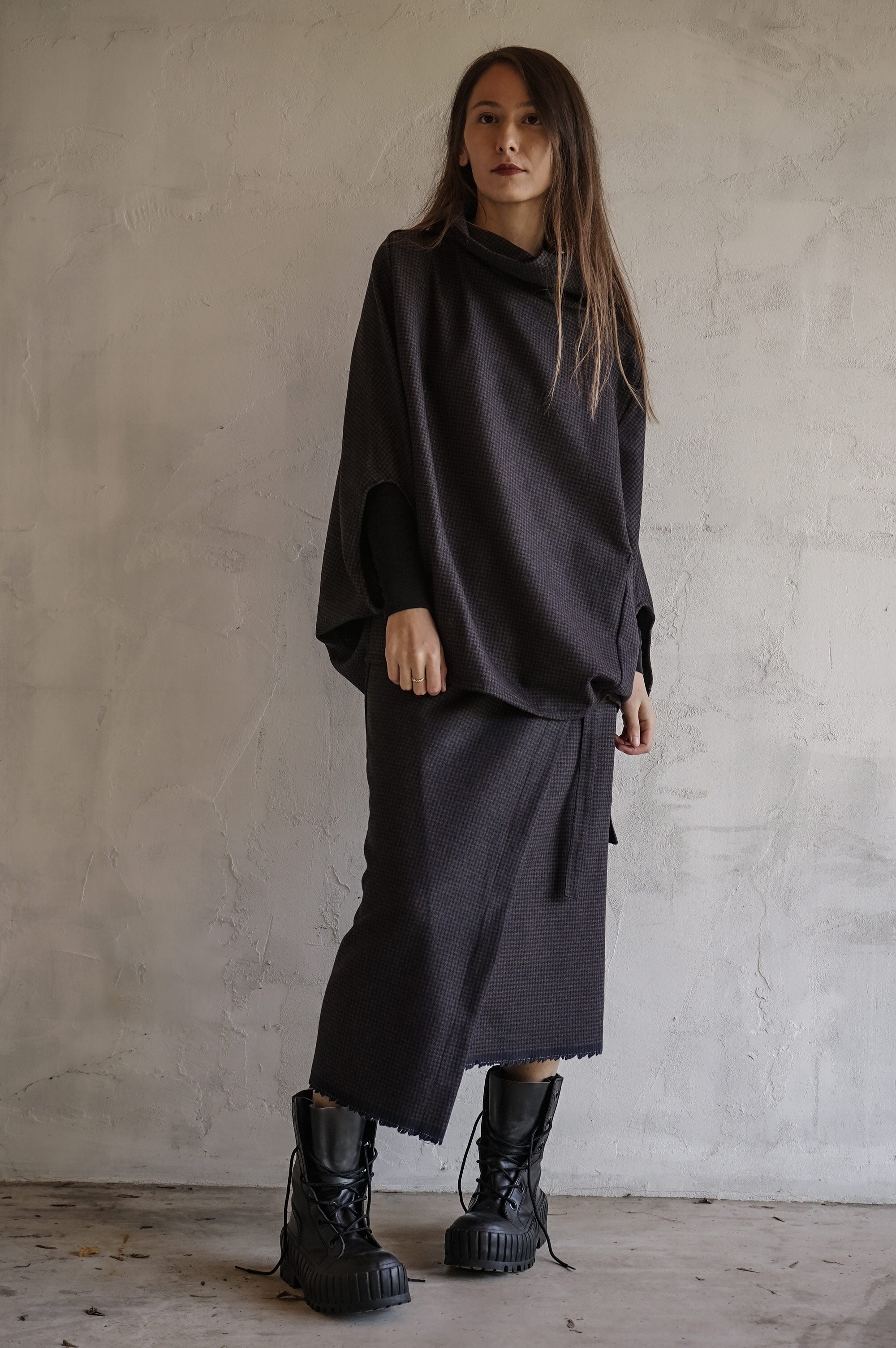 Forest Birds Wool Skirt