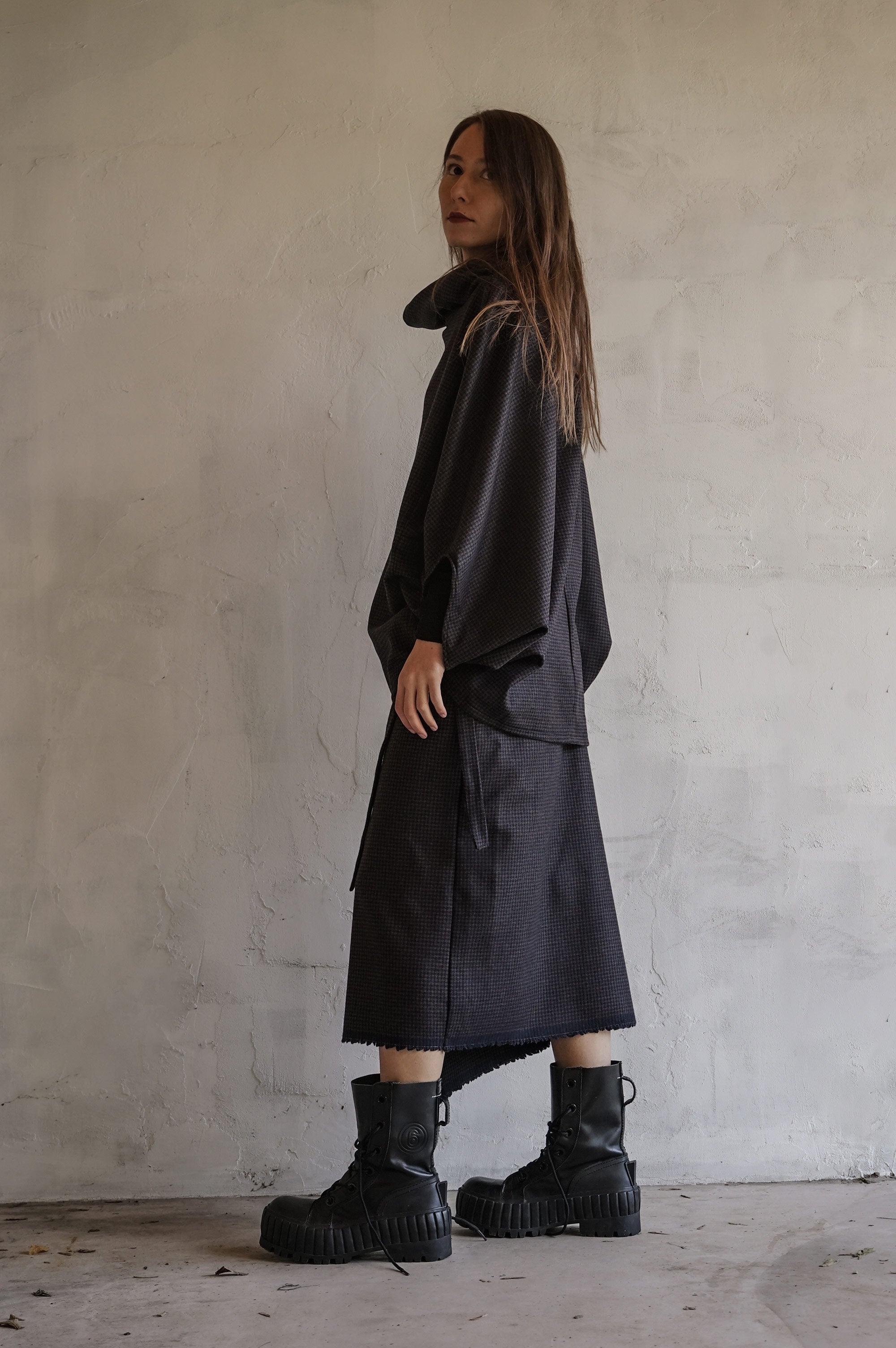 Forest Birds Wool Skirt
