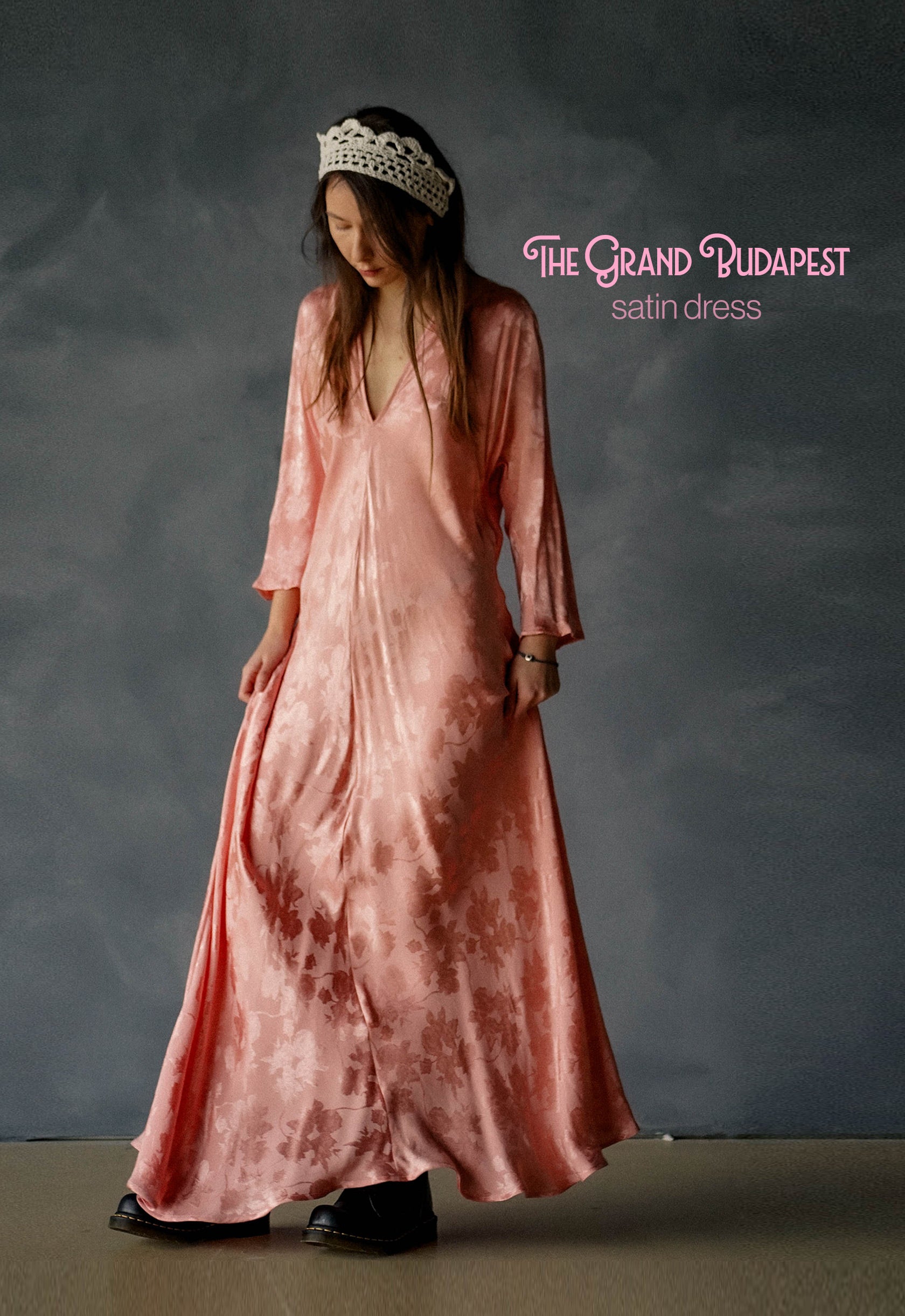 The Grand Budapest Satin Dress