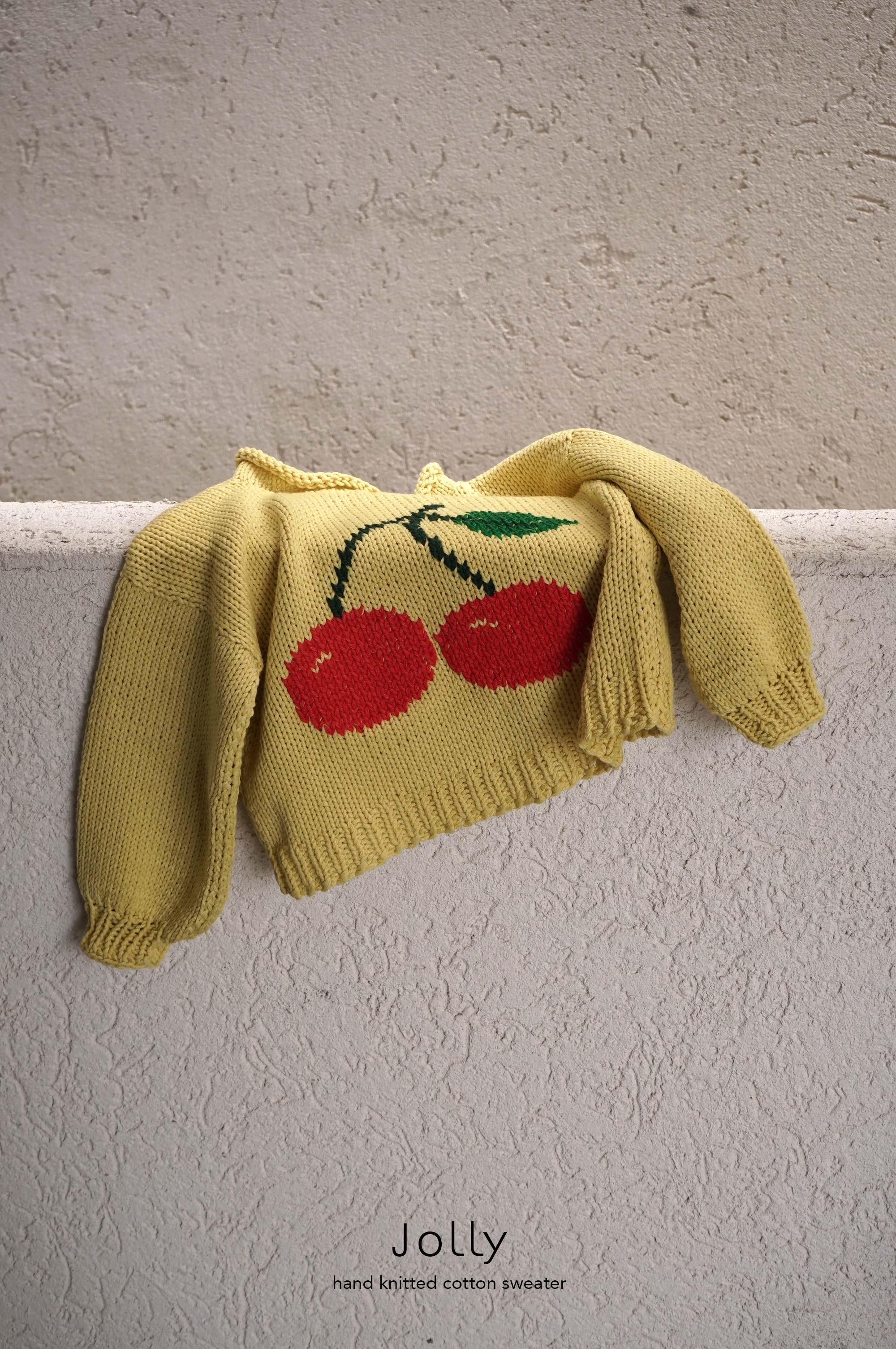 Jolly Hand knitted cotton sweater