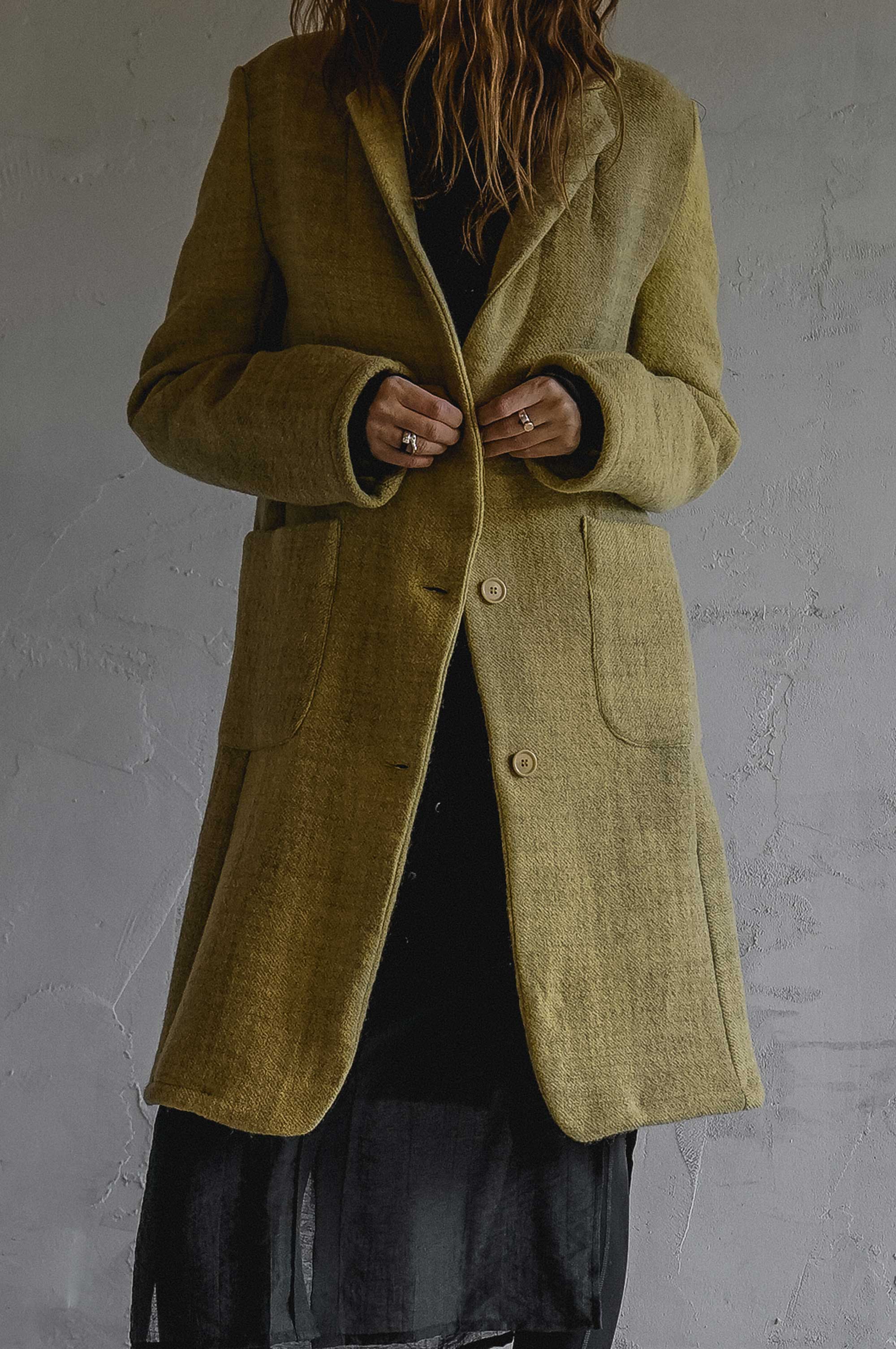 Time Wool Trench