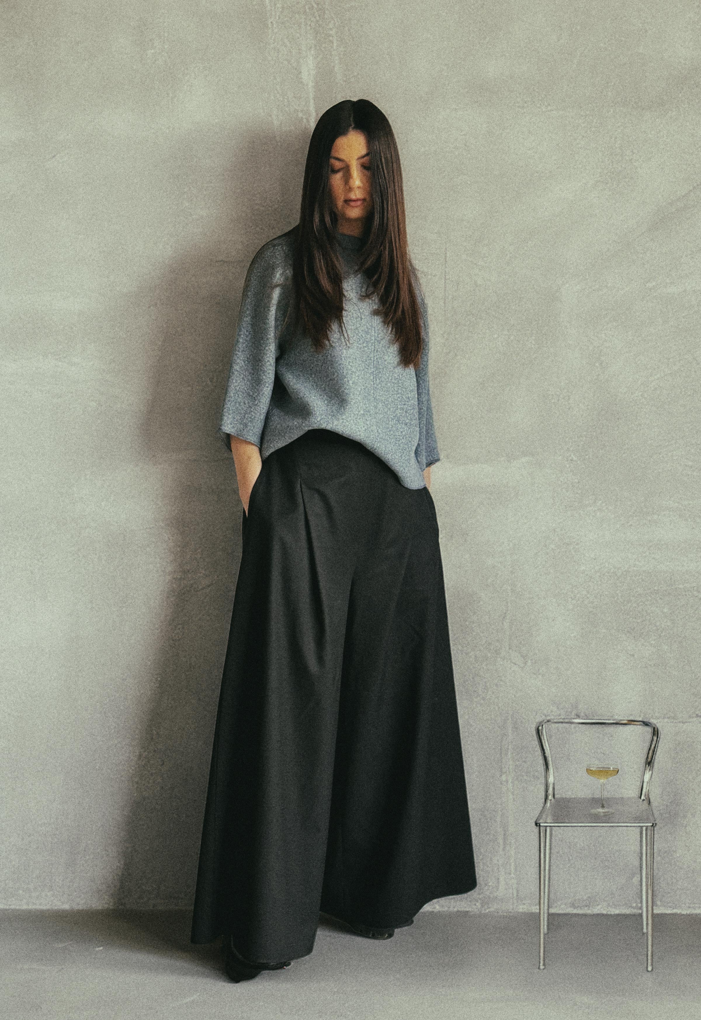 The atrium merino fine wool trousers