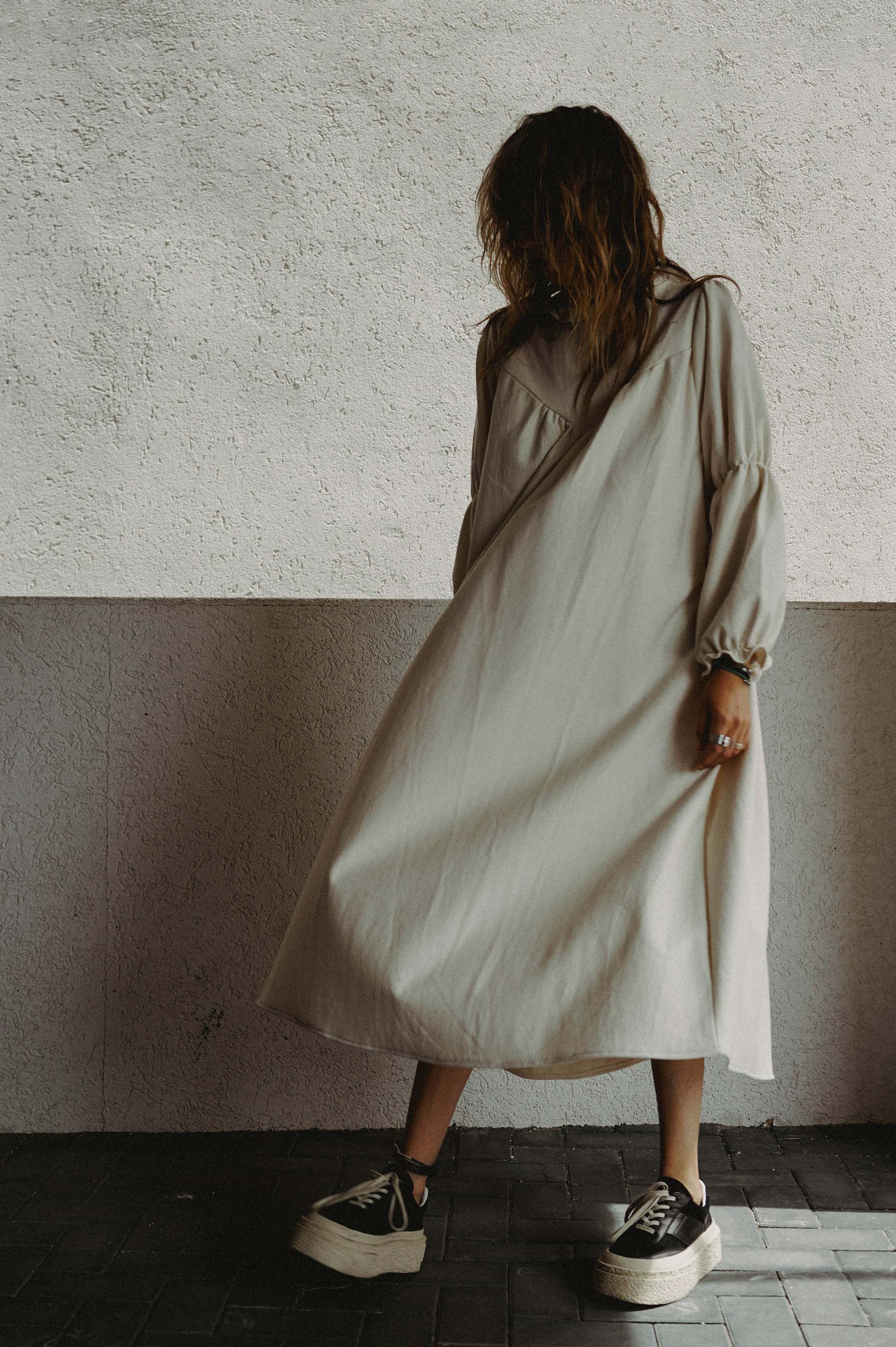 Shadows Organic Cotton Dress