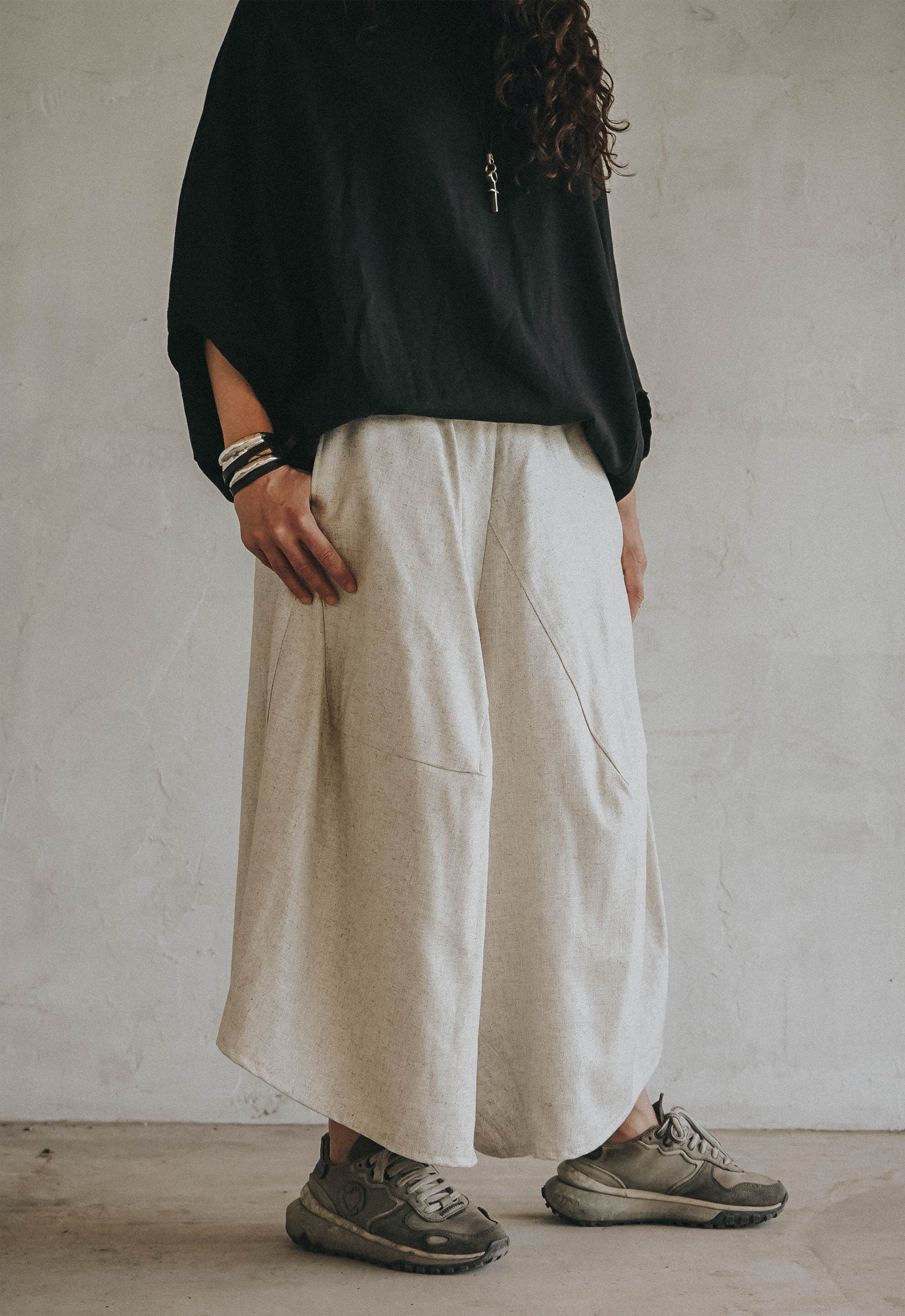 Stone & Sage Premium Linen Trousers