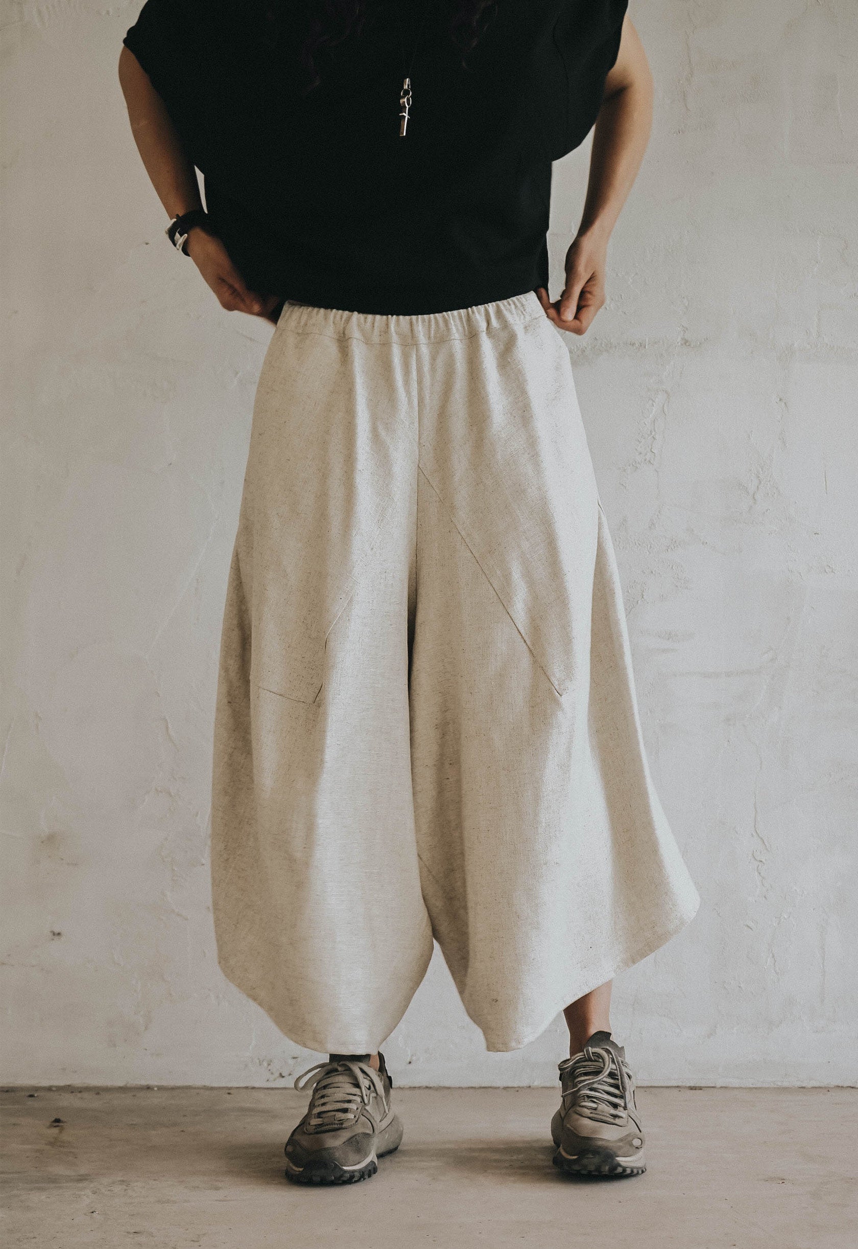 Stone & Sage Premium Linen Trousers