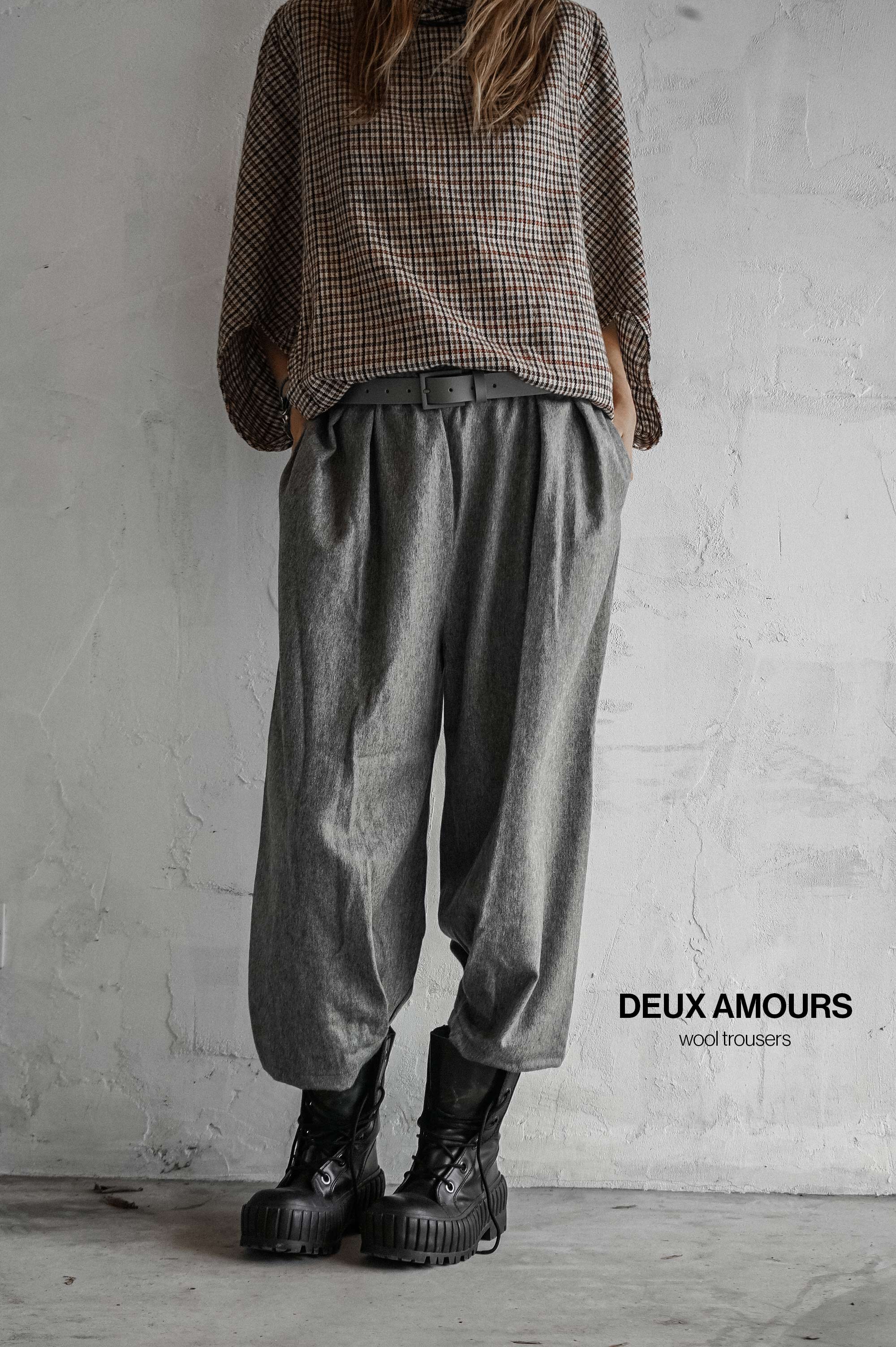 Deux Amours Pleated Trousers