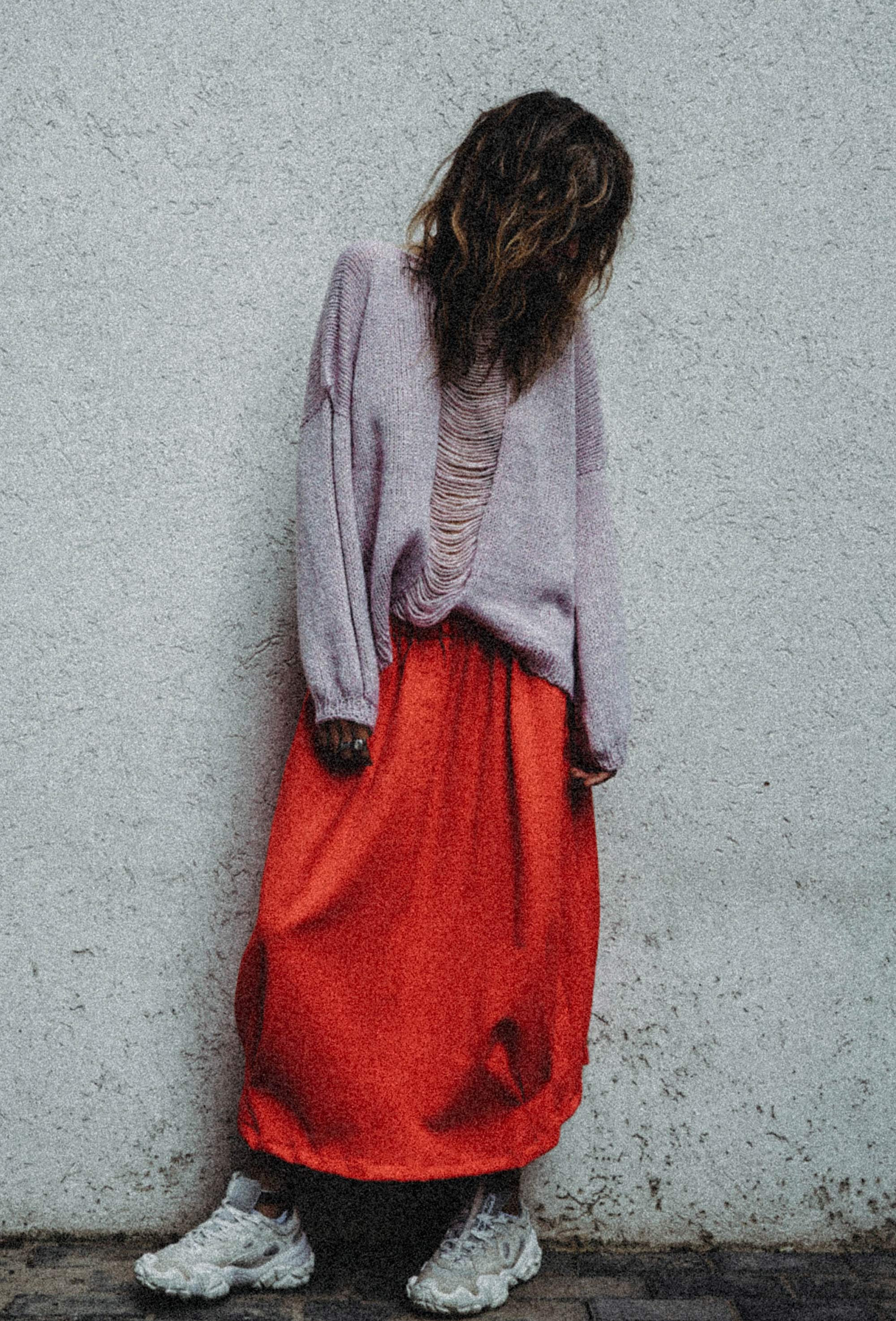 Vertical no 9 HAND KNITTED TOP
