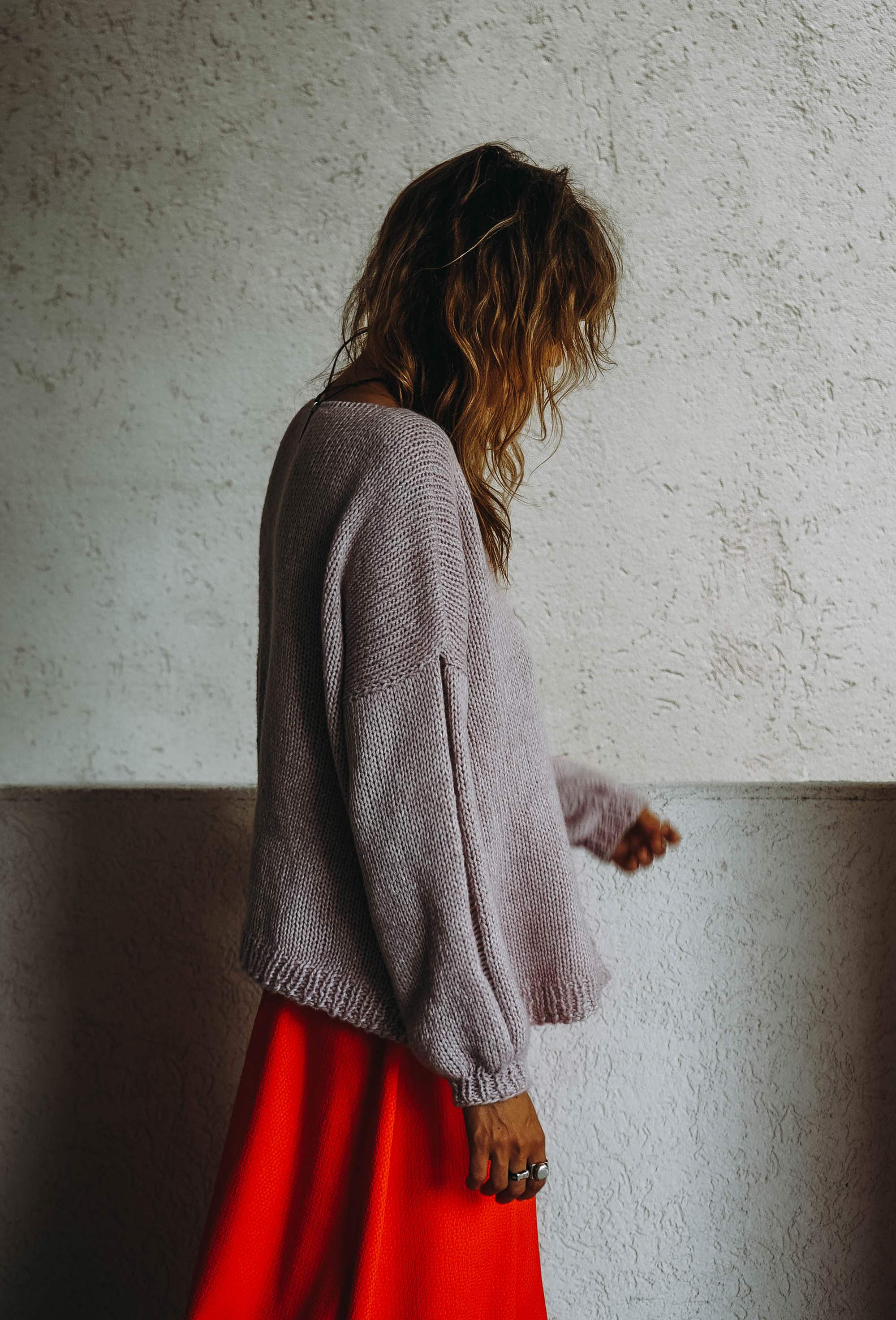 Vertical no 9 HAND KNITTED TOP