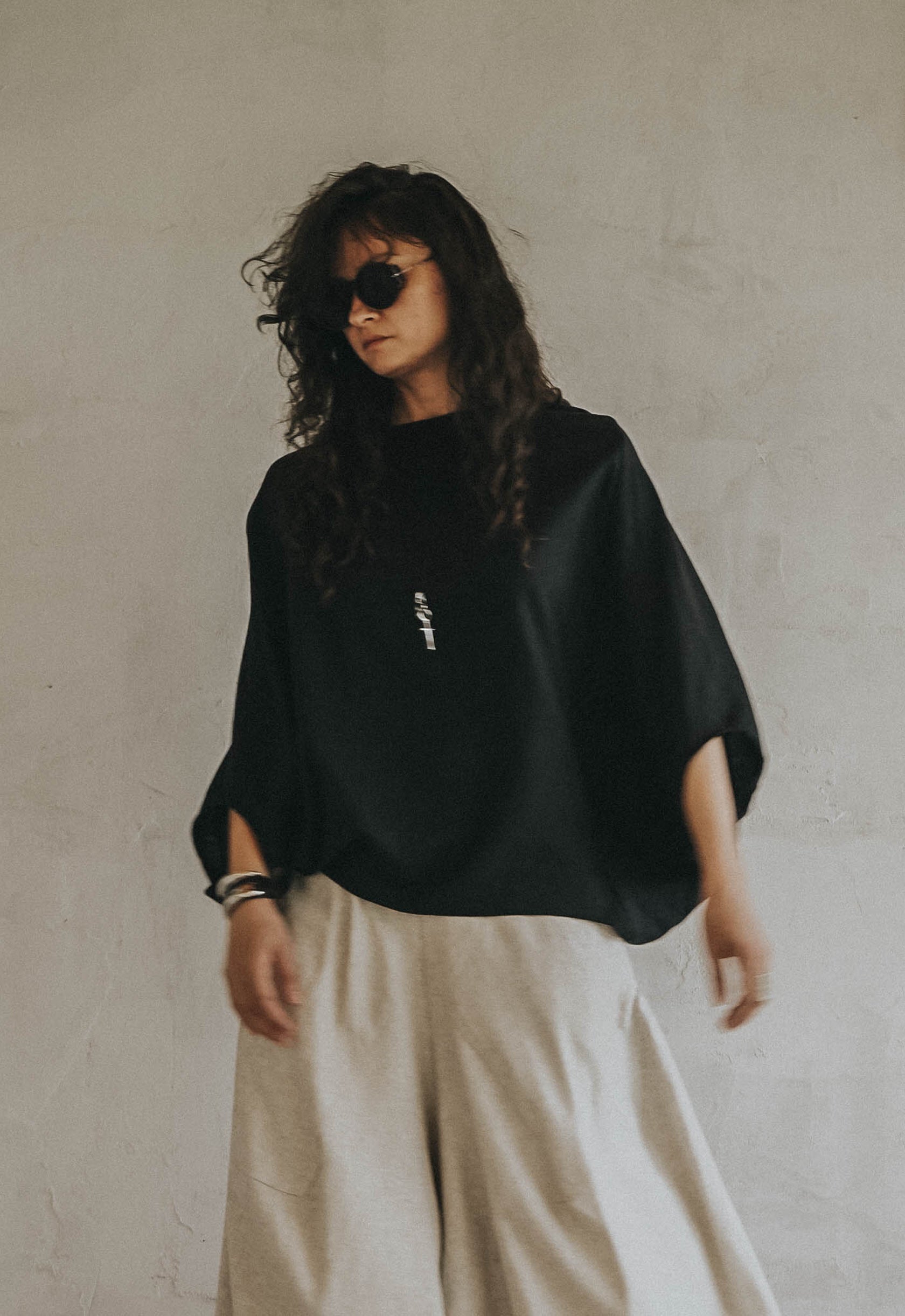 Smoke Root Linen Top