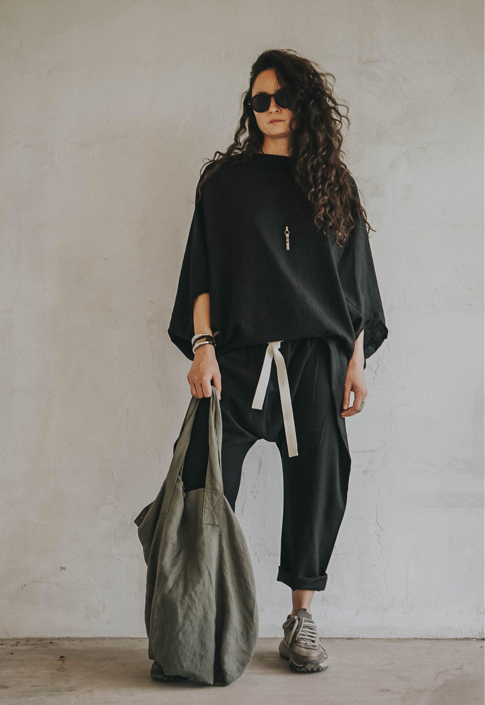 Smoke Root Linen Top