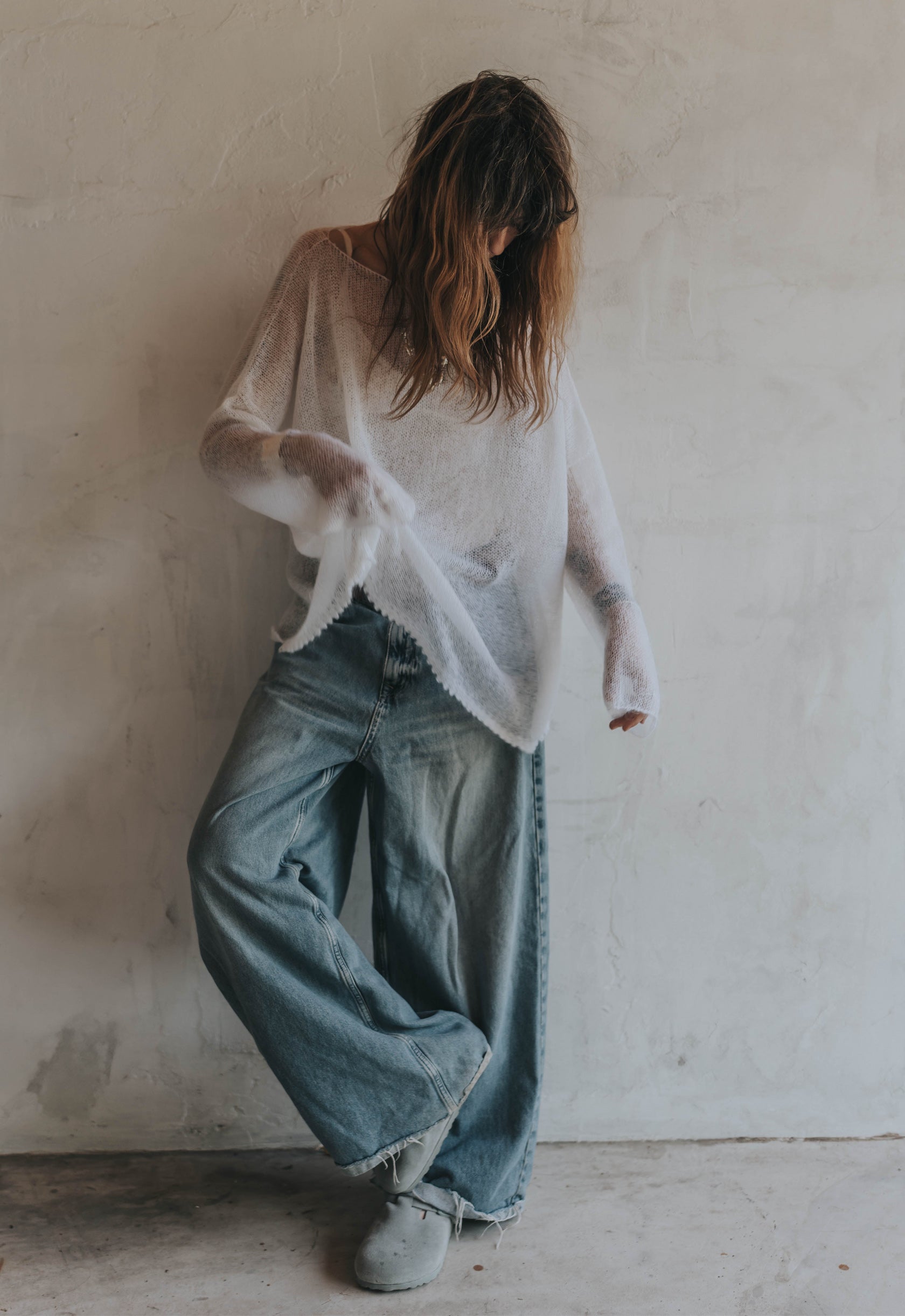 Milkveil Mohair Top