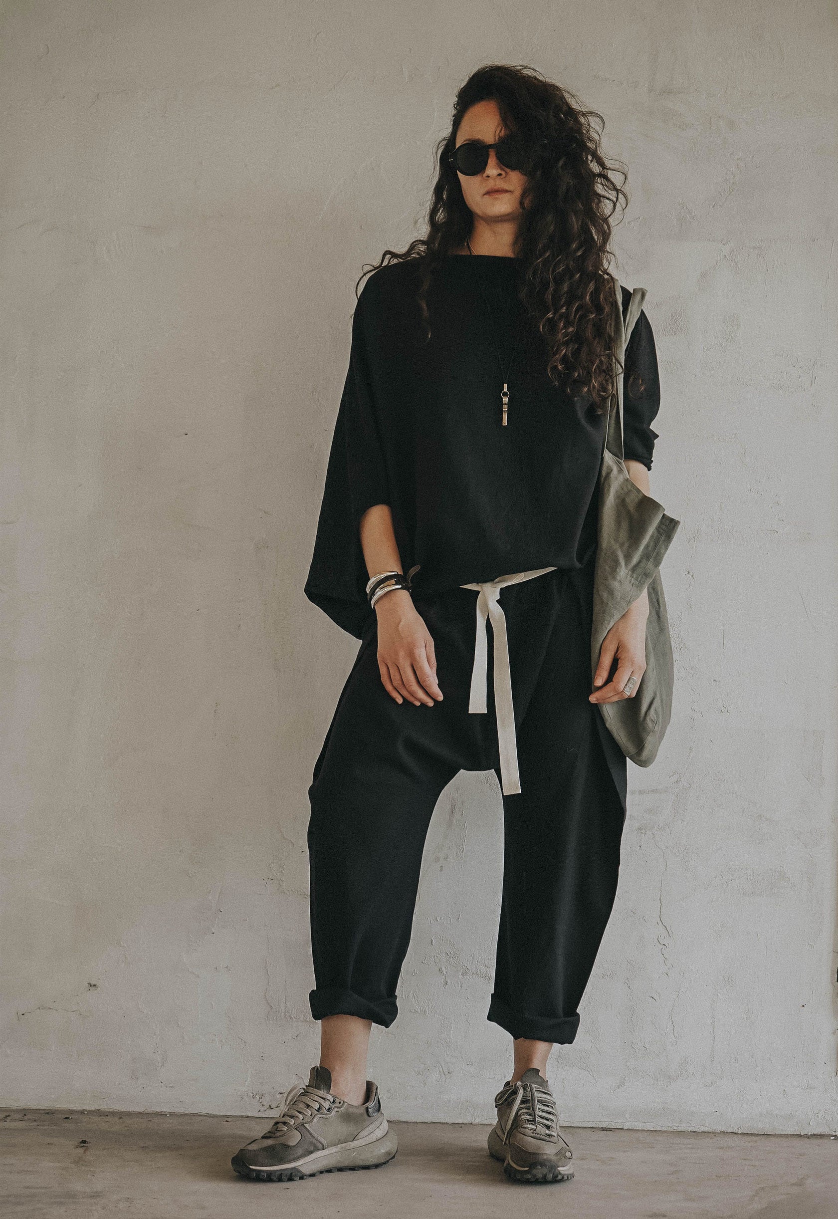 Smoke Root Linen Top