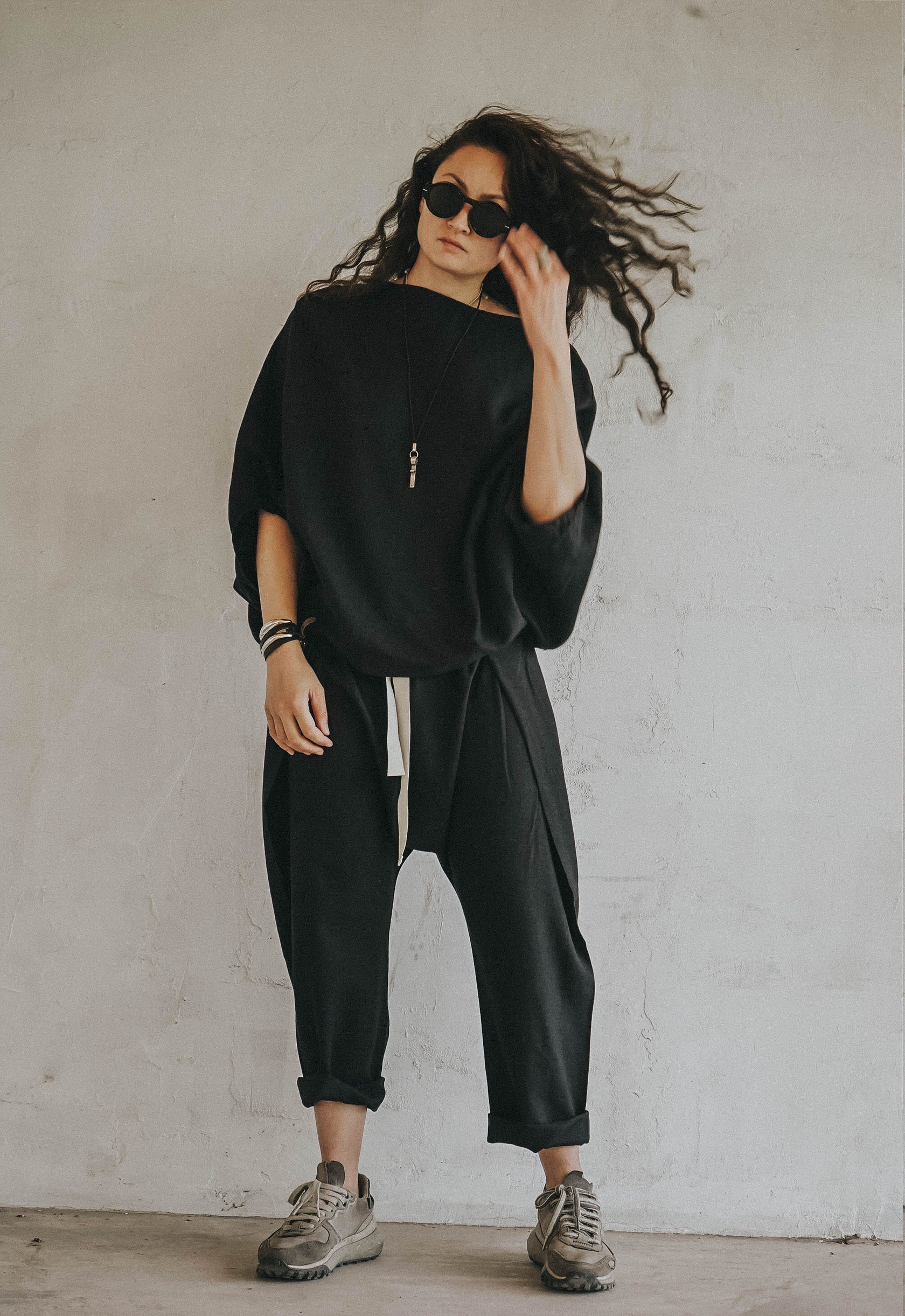 Smoke Root Linen Top