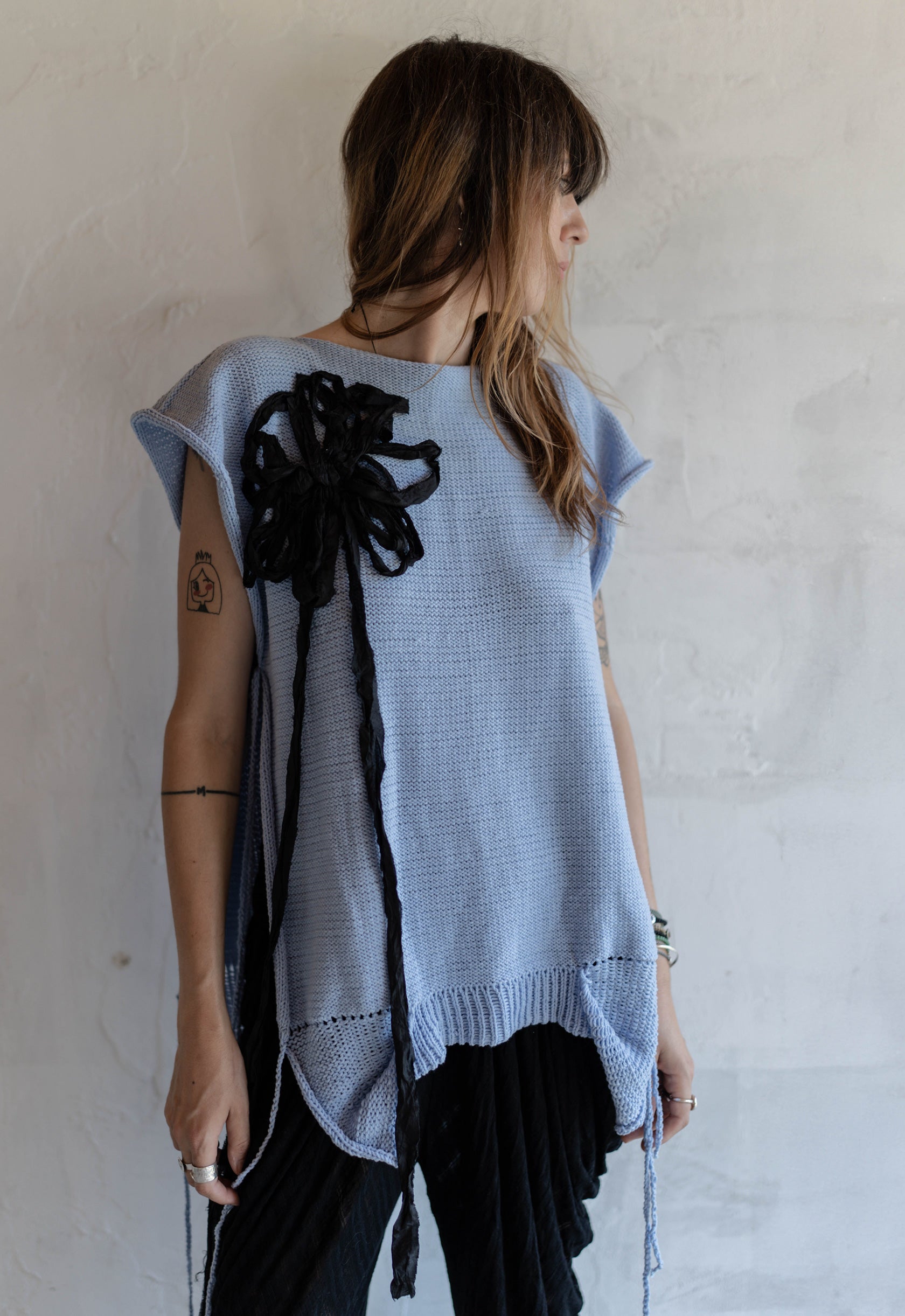 Cloudskin Hand knitted Top