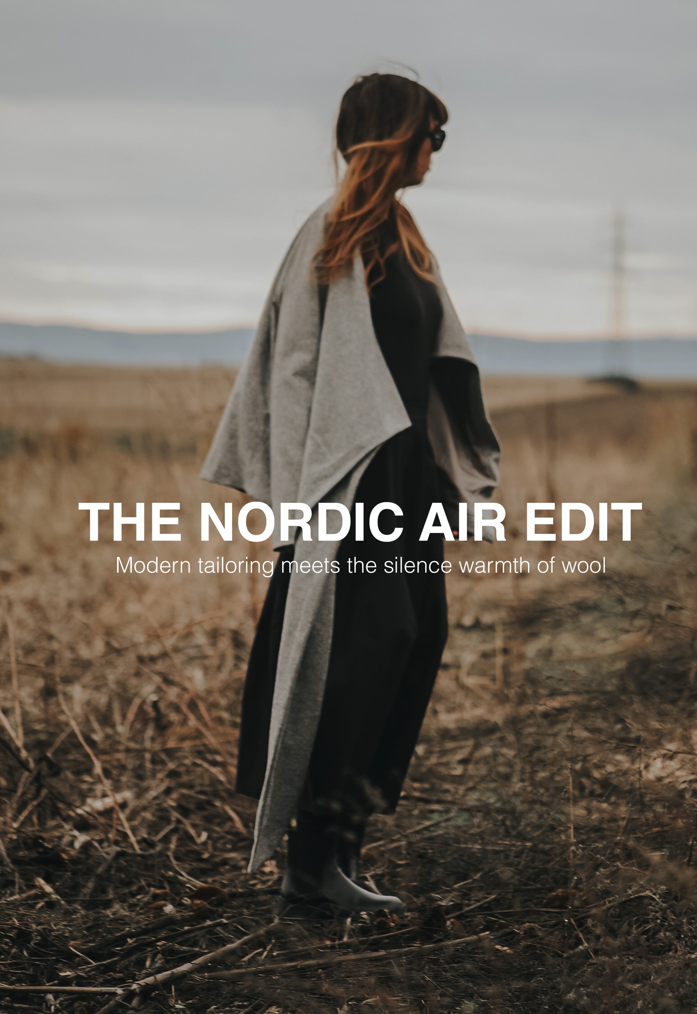 ECHO OF WOOL SCARF JACKET