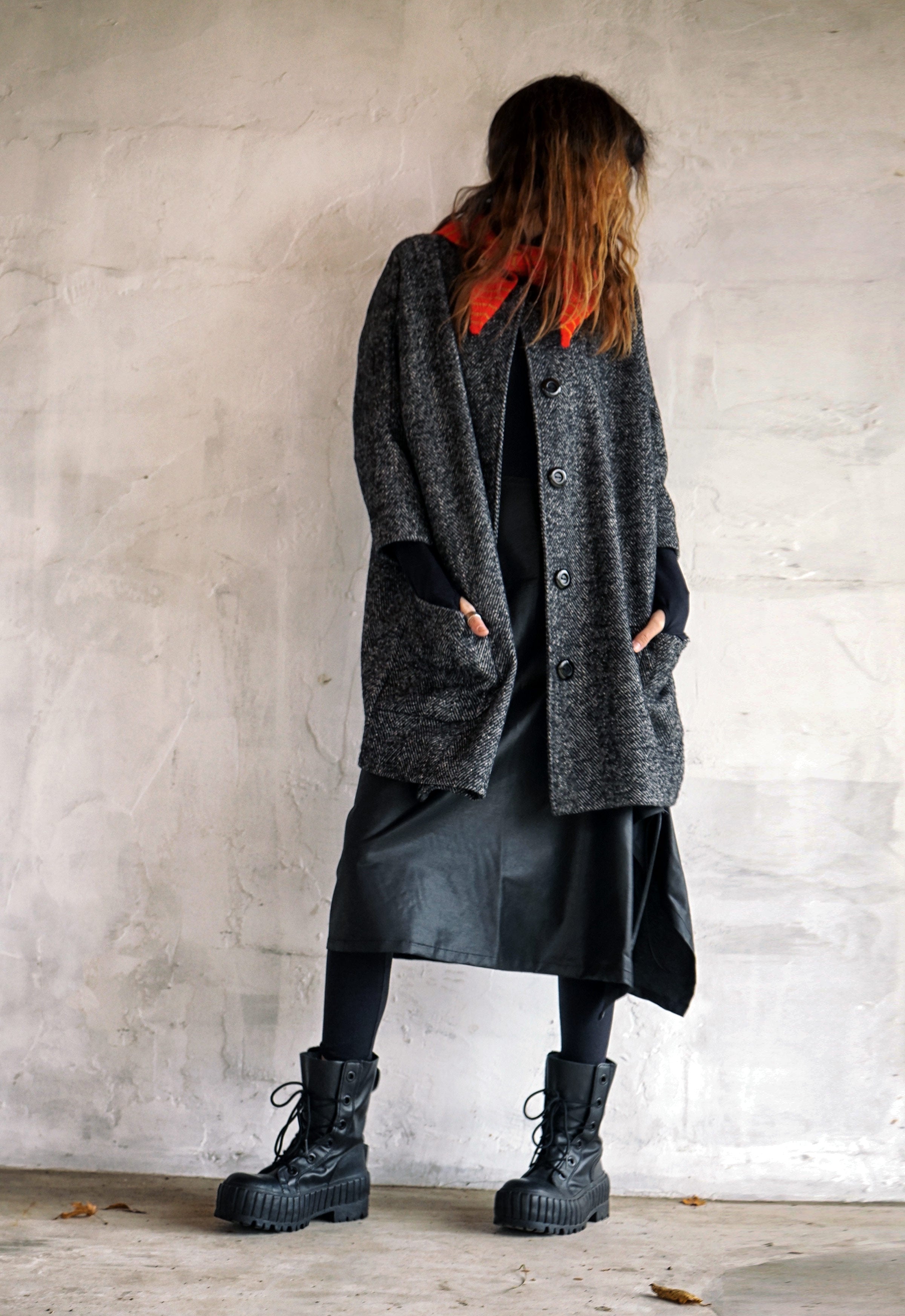 HERRINGBONE COAT
