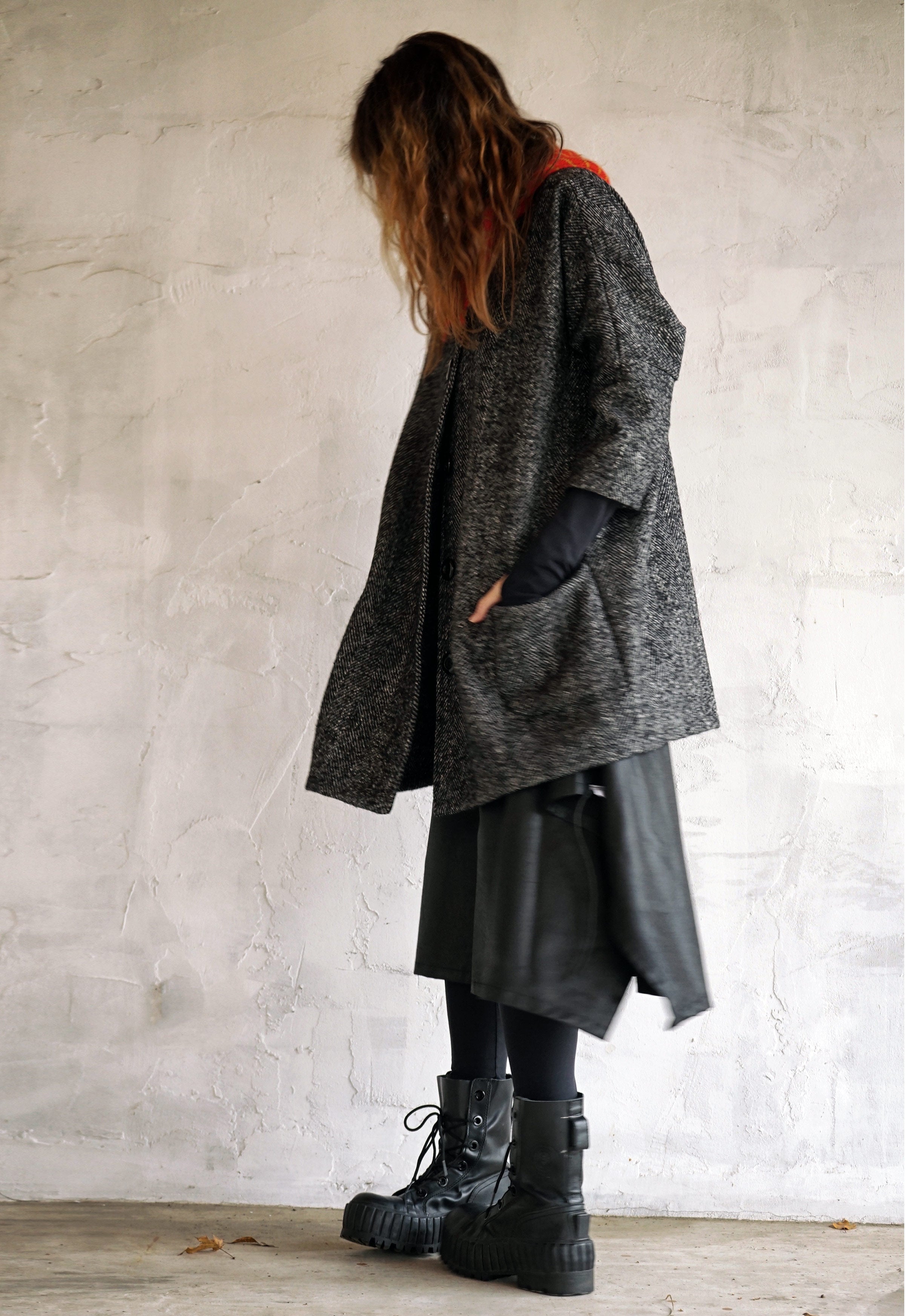 HERRINGBONE COAT