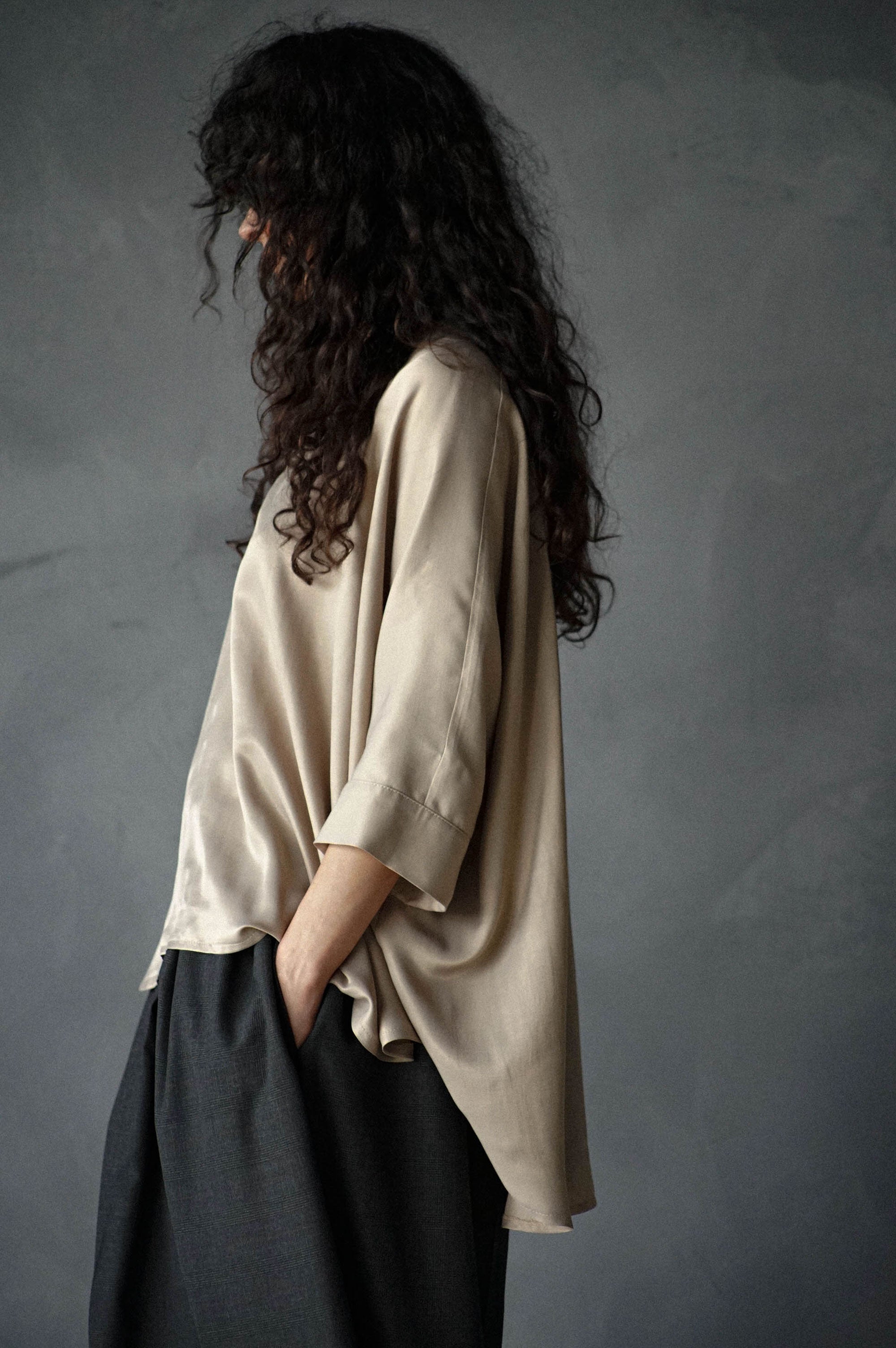 LAY WITH ME SILK SHIRT
