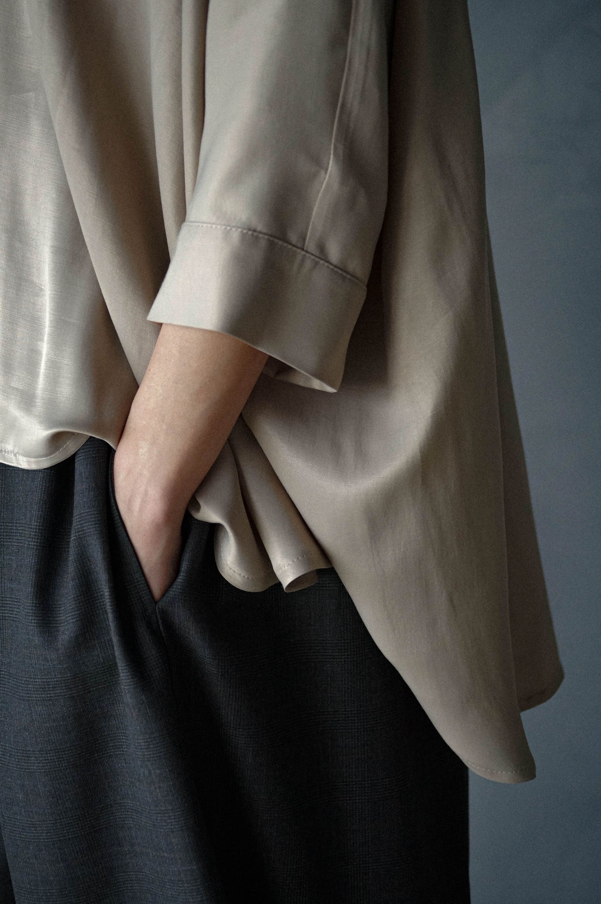 LAY WITH ME SILK SHIRT