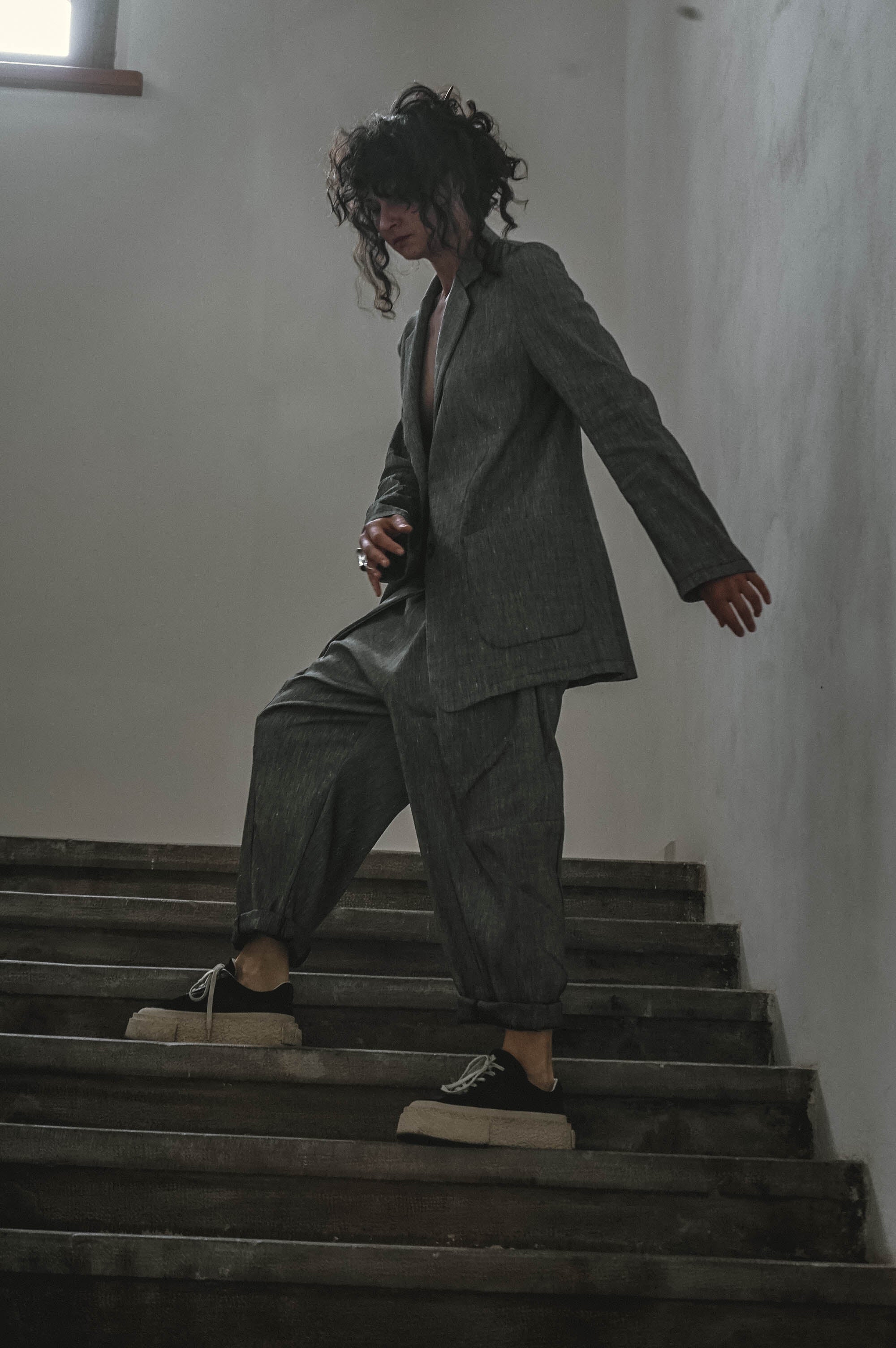 Street No 7 Linen Trousers