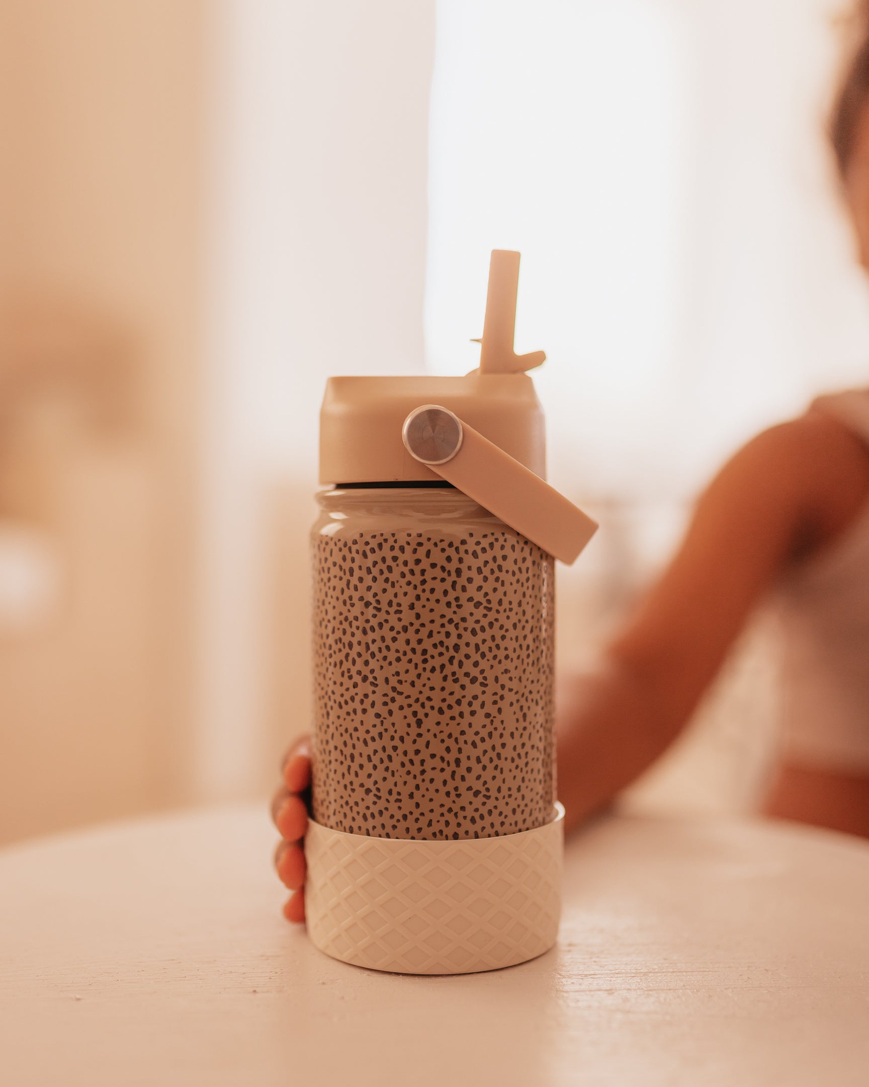 Water Bottle - Stainless steel - Animal Spots