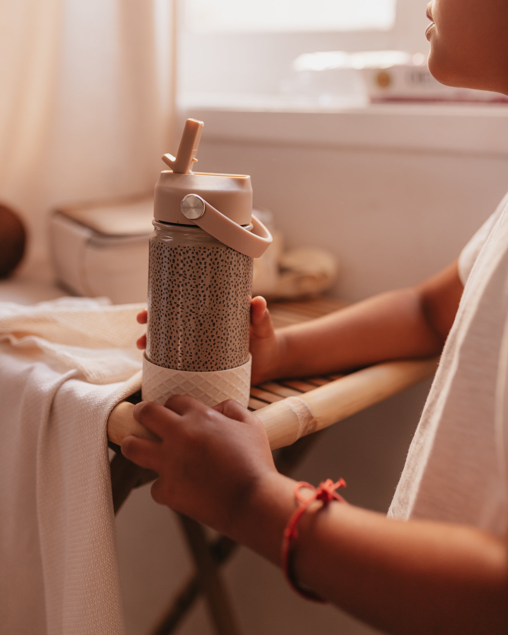 Water Bottle - Stainless steel - Animal Spots