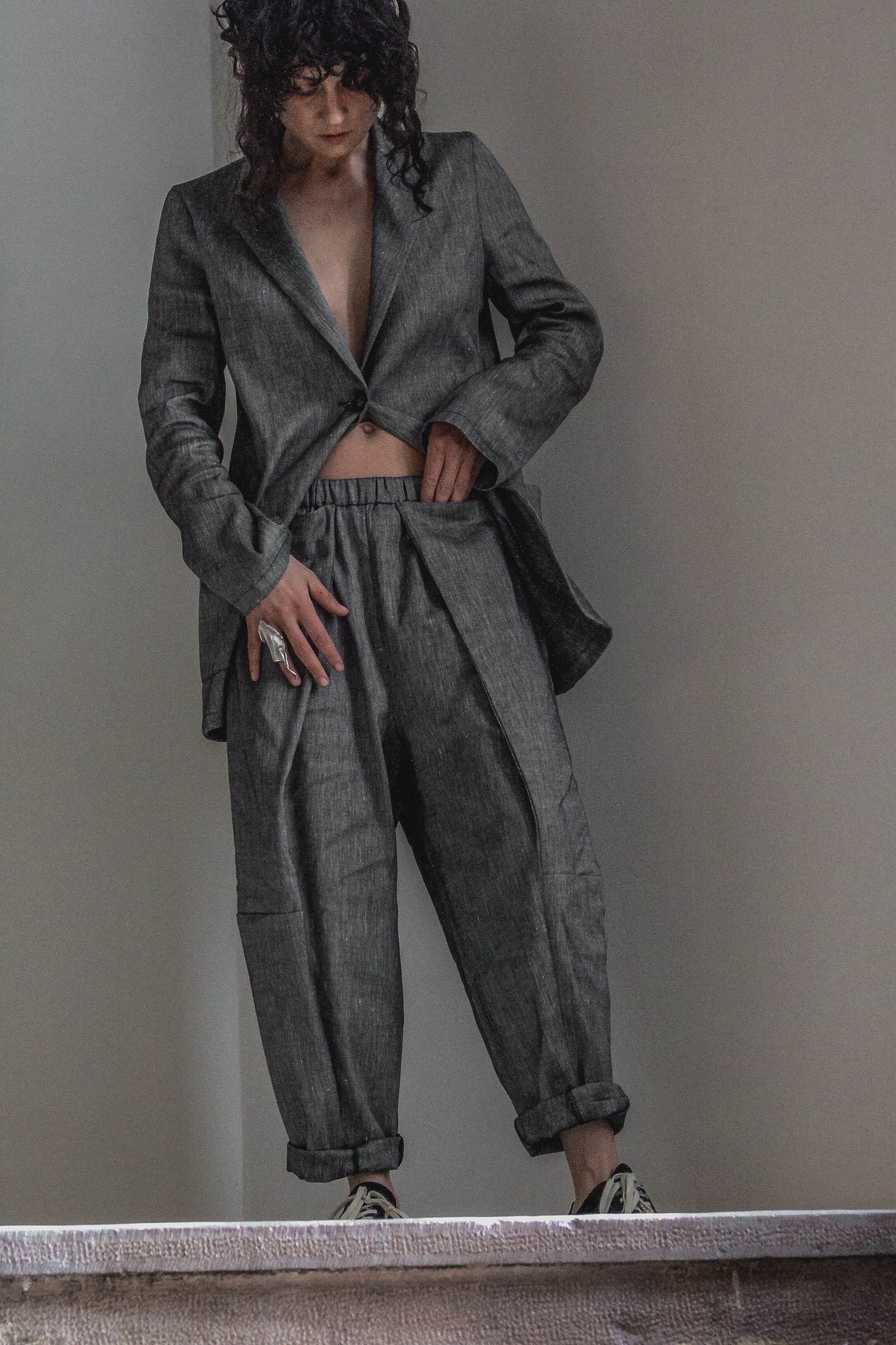 Linen blazer