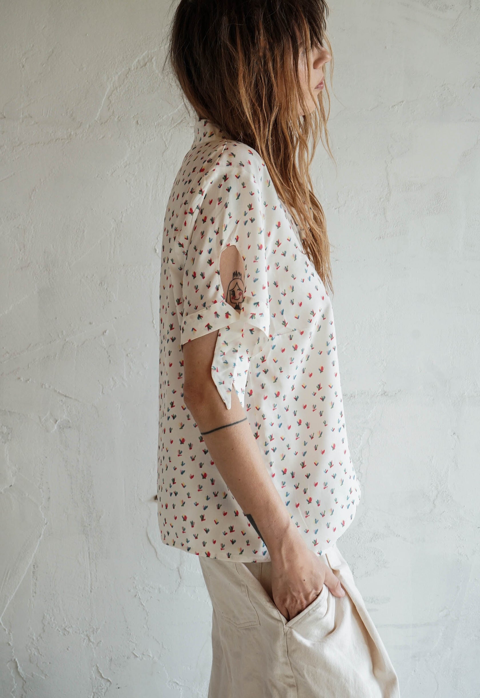 Moss Mist Viscose shirt