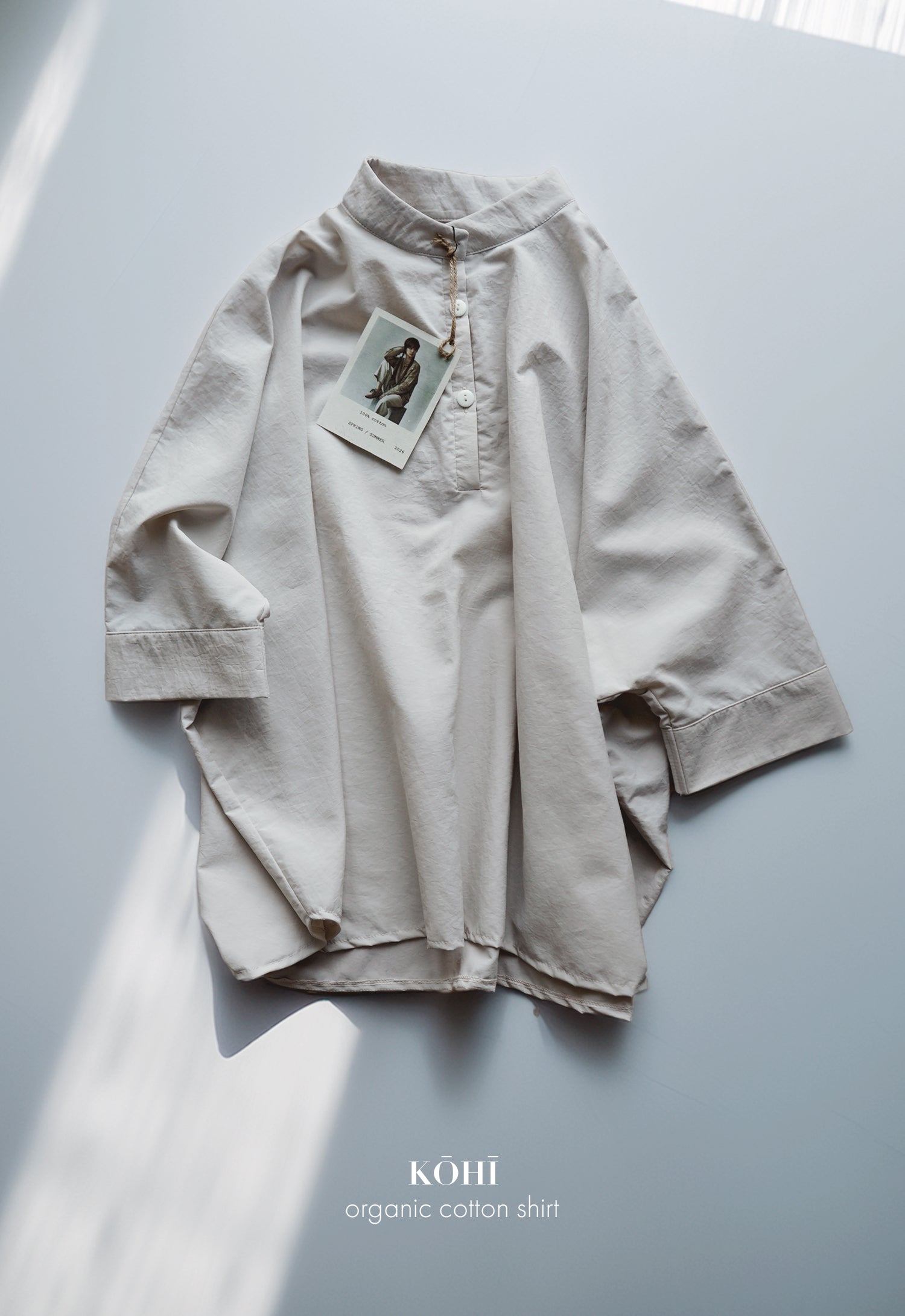 kōhī ORGANIC COTTON SHIRT