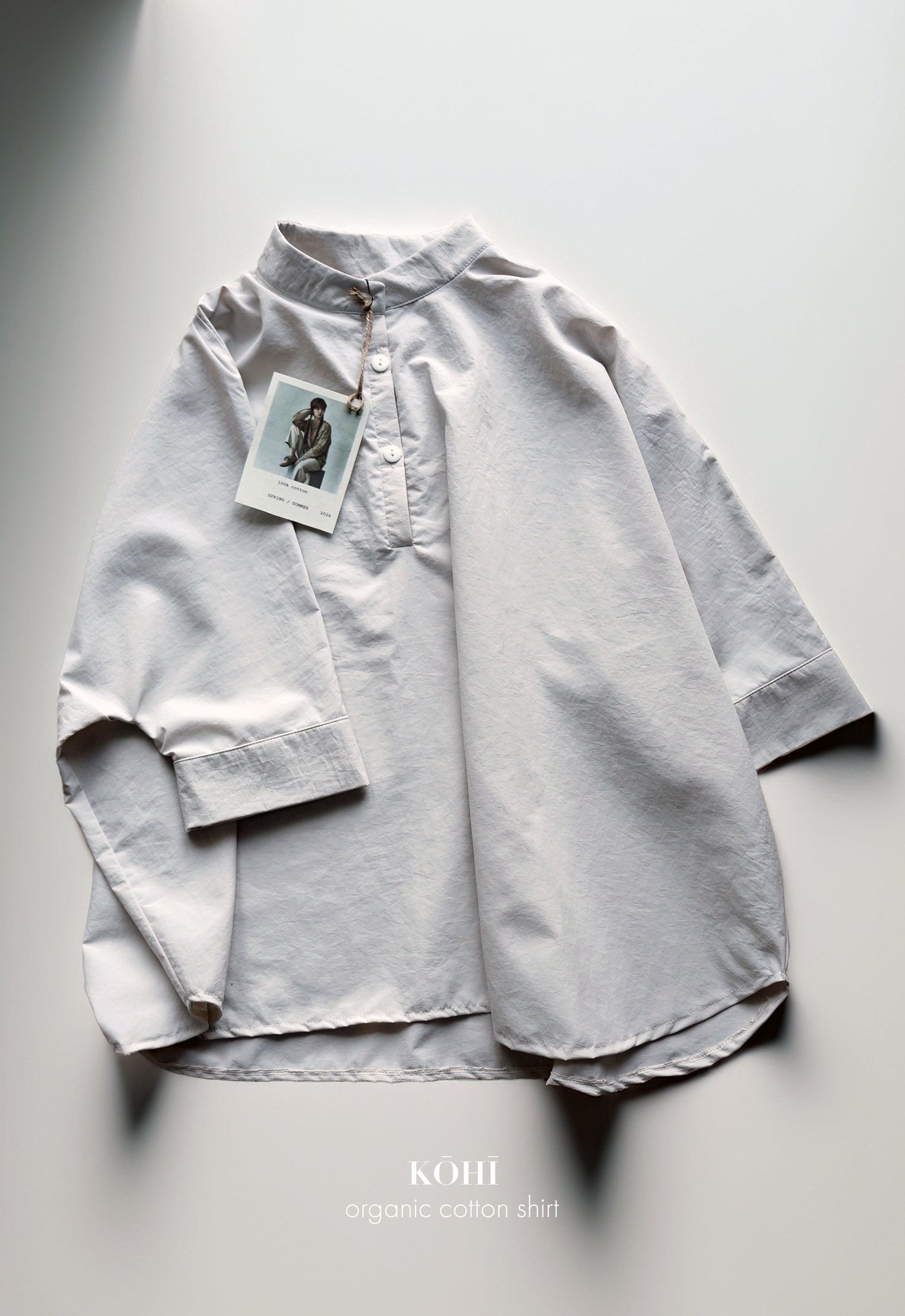 kōhī ORGANIC COTTON SHIRT