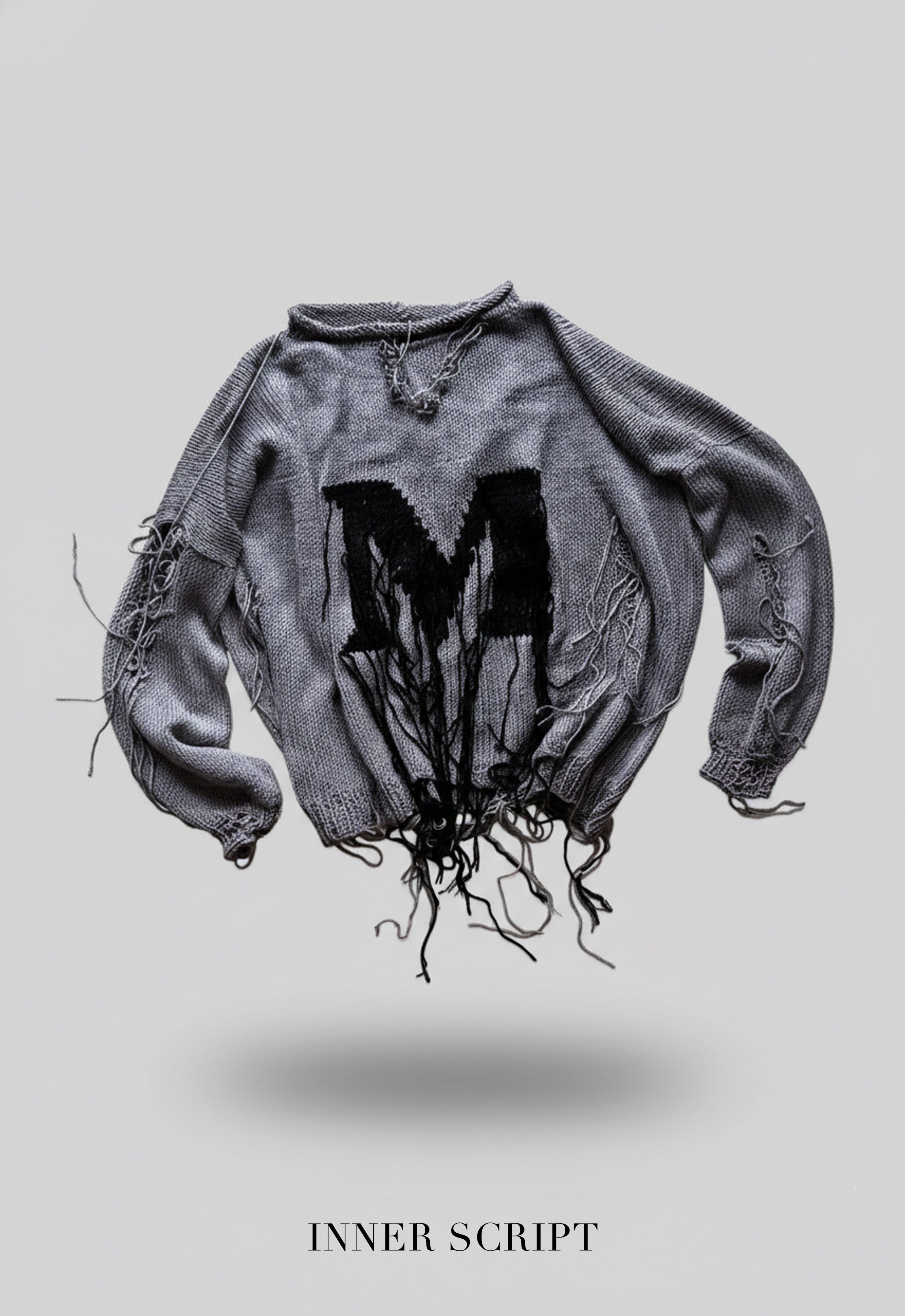 Inner Script Hand Knitted Top