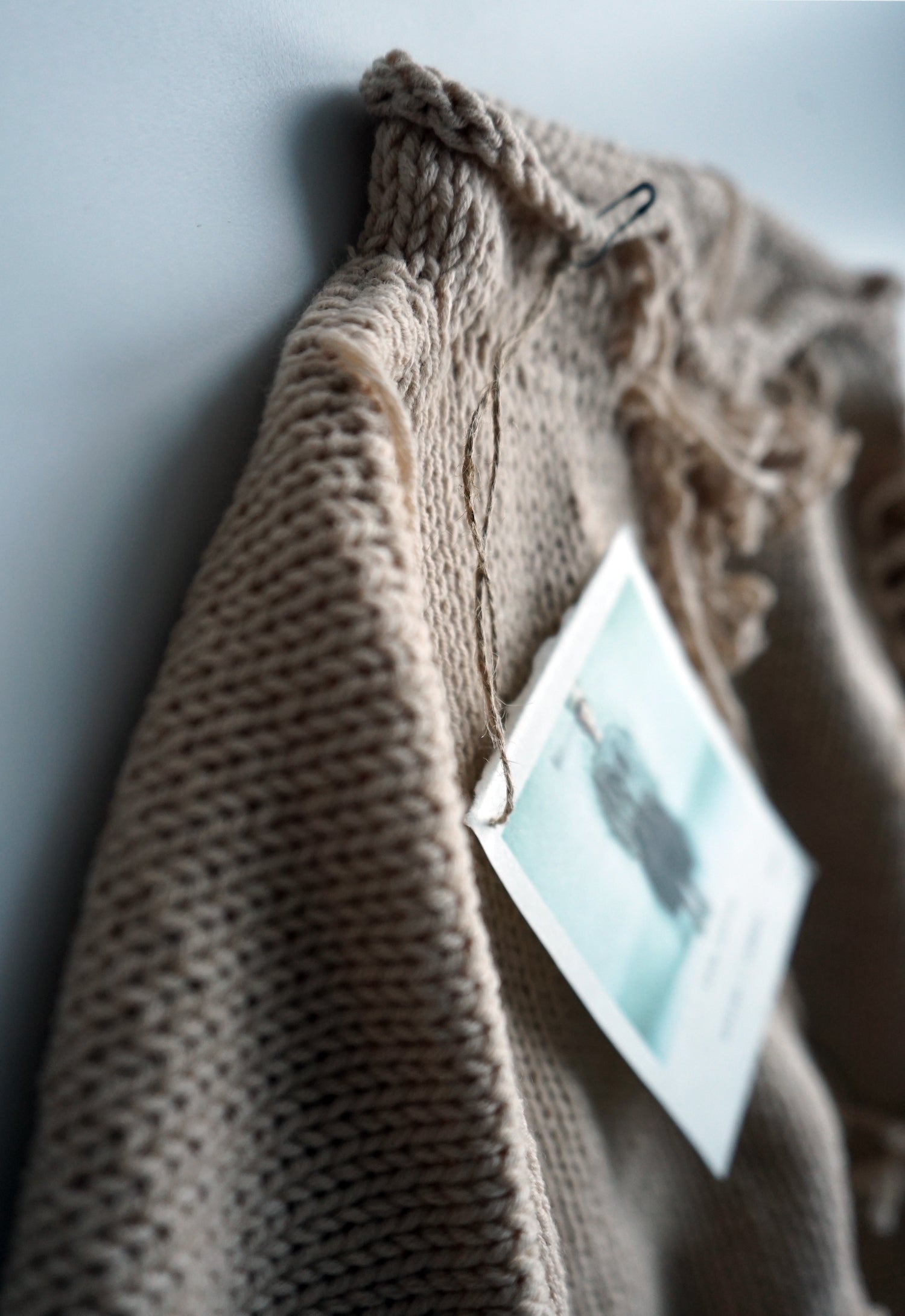 A beautiful mess hand knitted top