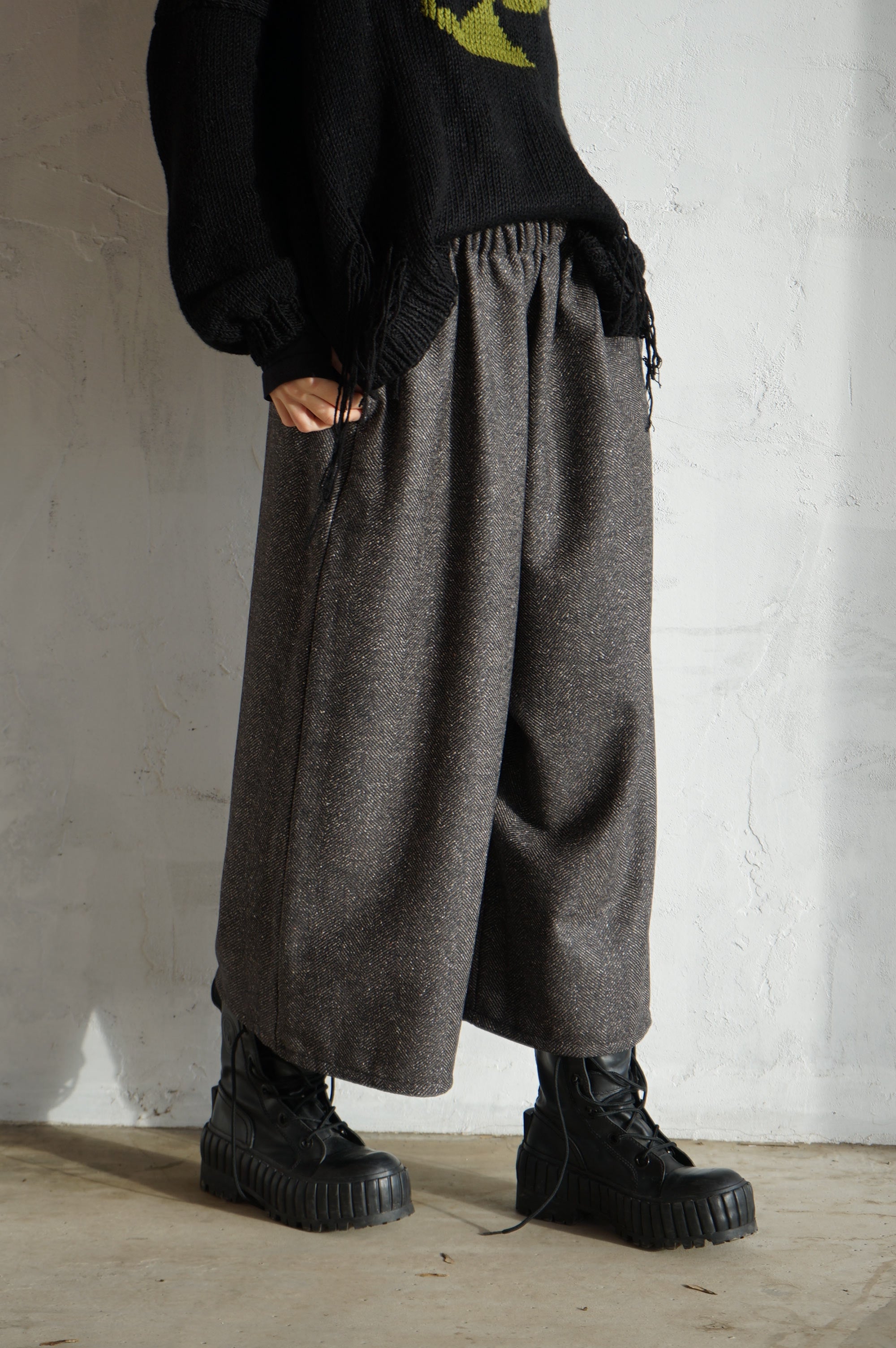 Wool & silk trousers