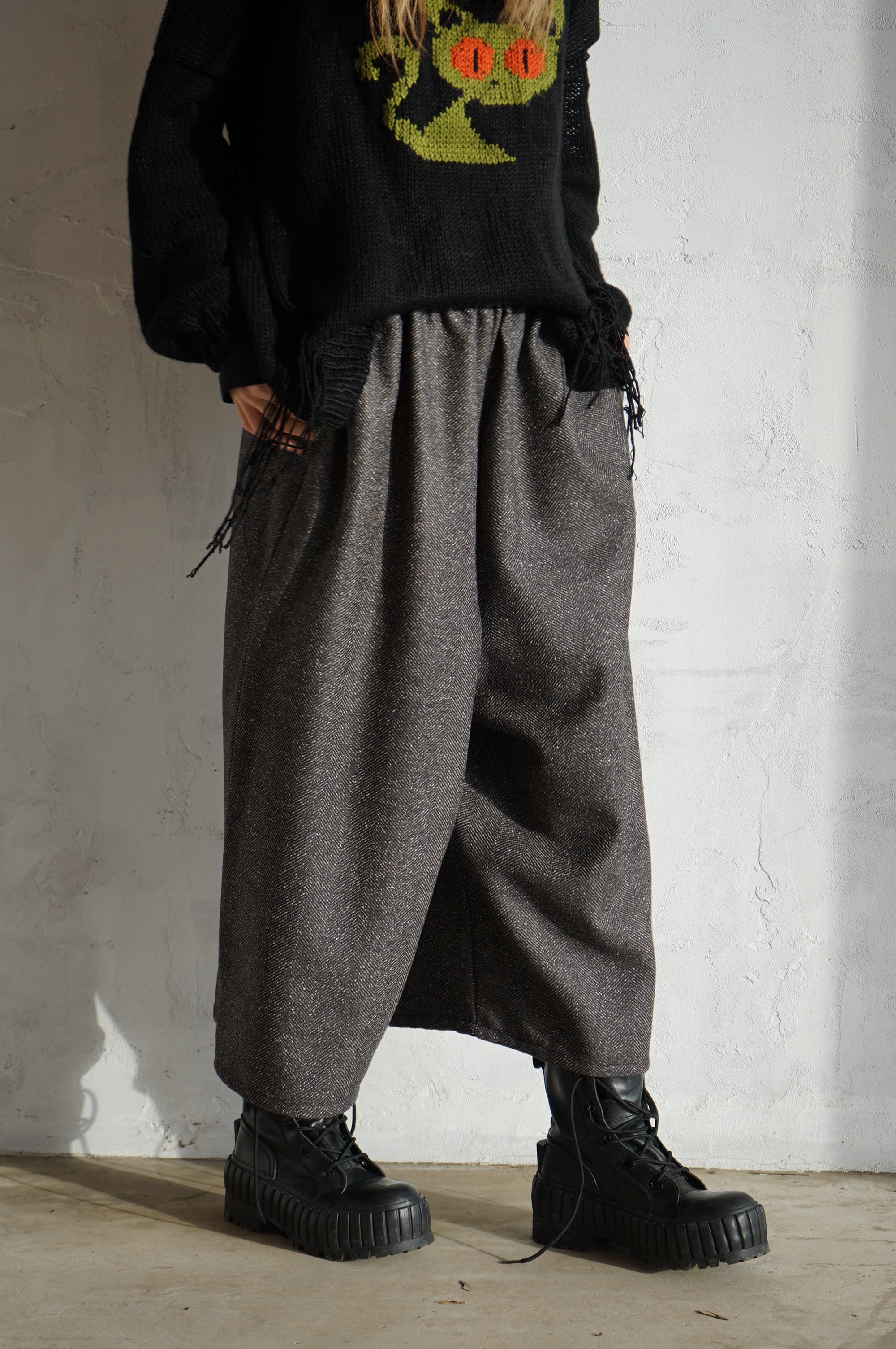 Wool & silk trousers