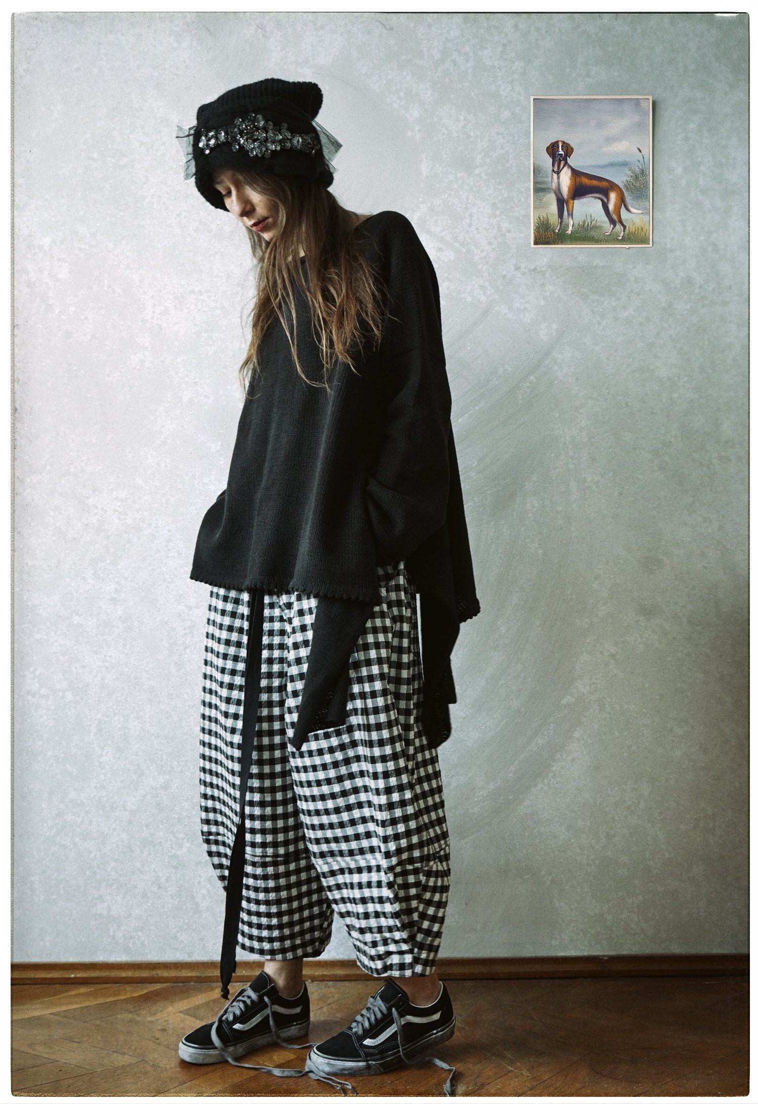 POP Hand knitted beanie