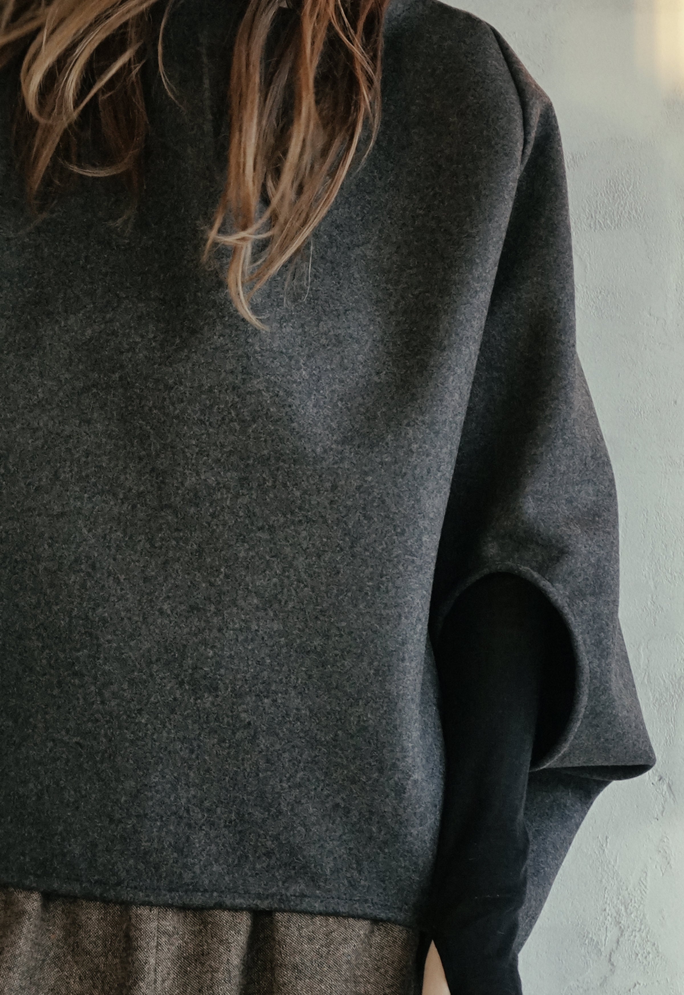 SKOG BOILED WOOL TOP