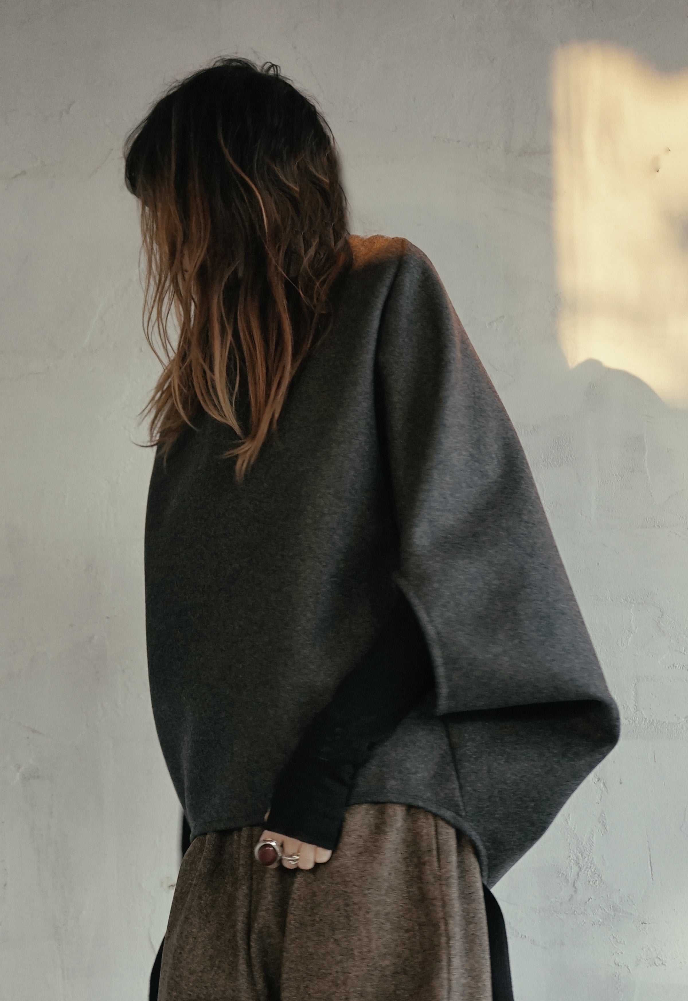 SKOG BOILED WOOL TOP