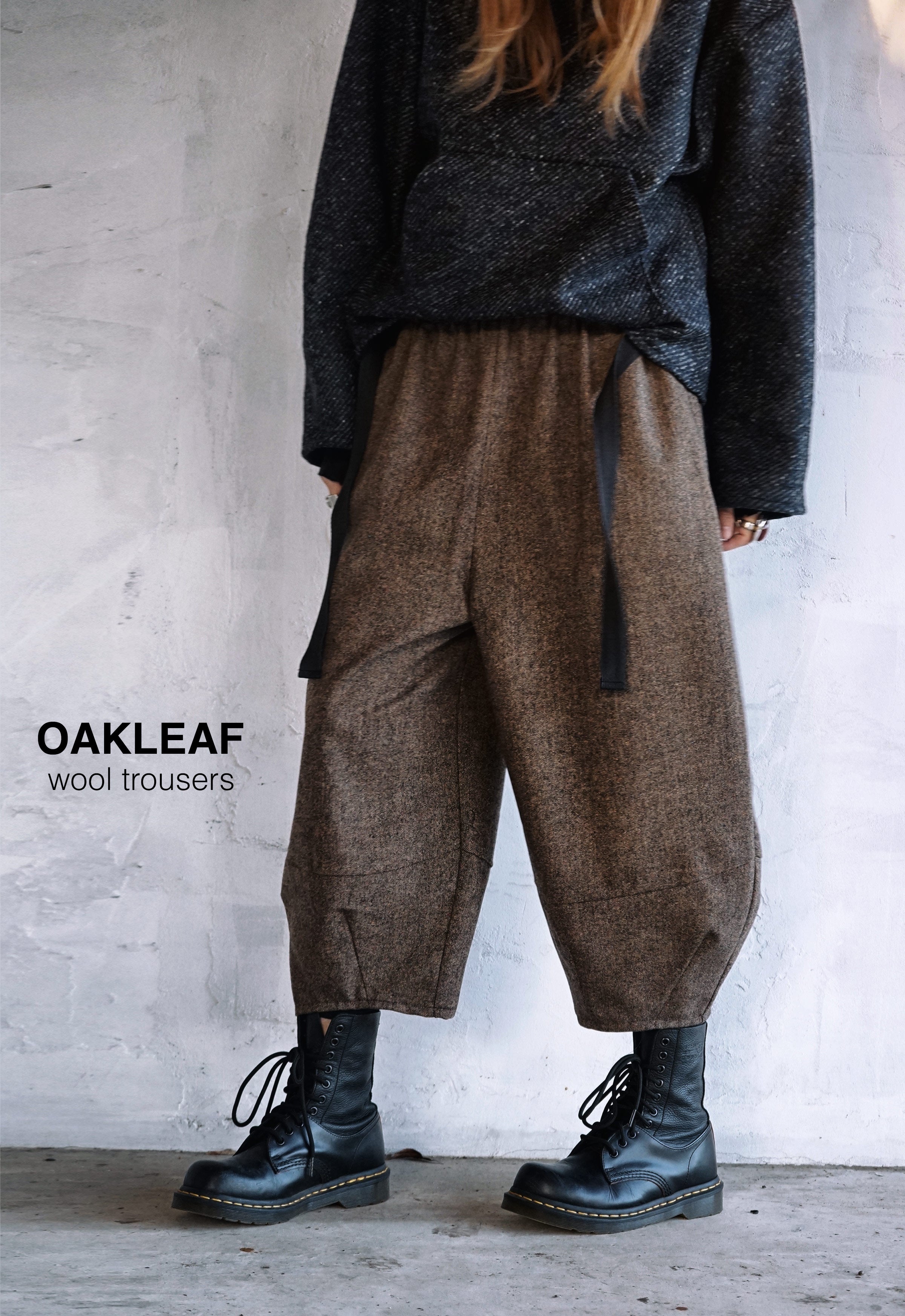 Oakleaf Wool Trousers