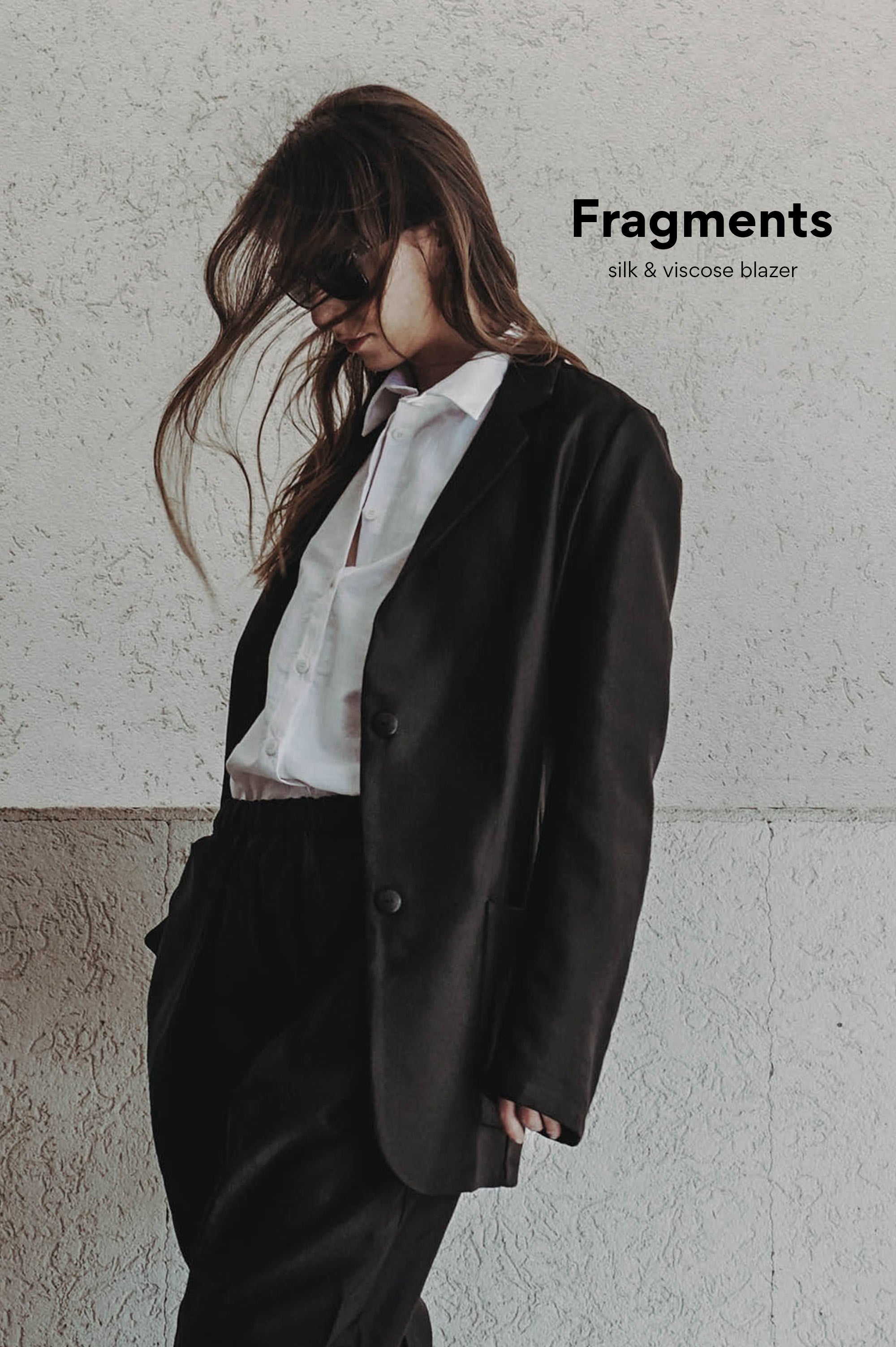 Fragments Silk & Viscose Blazer