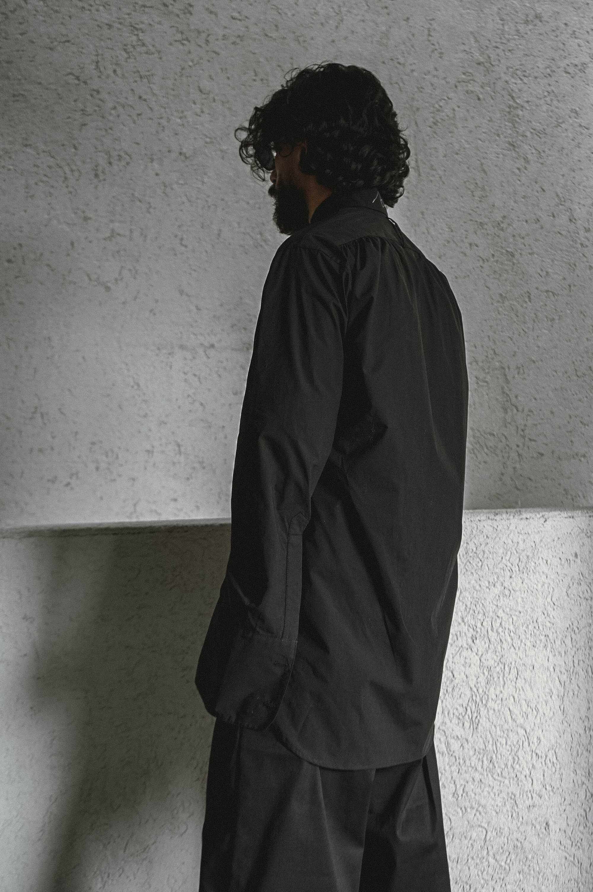 Oversized long-sleeve shirt