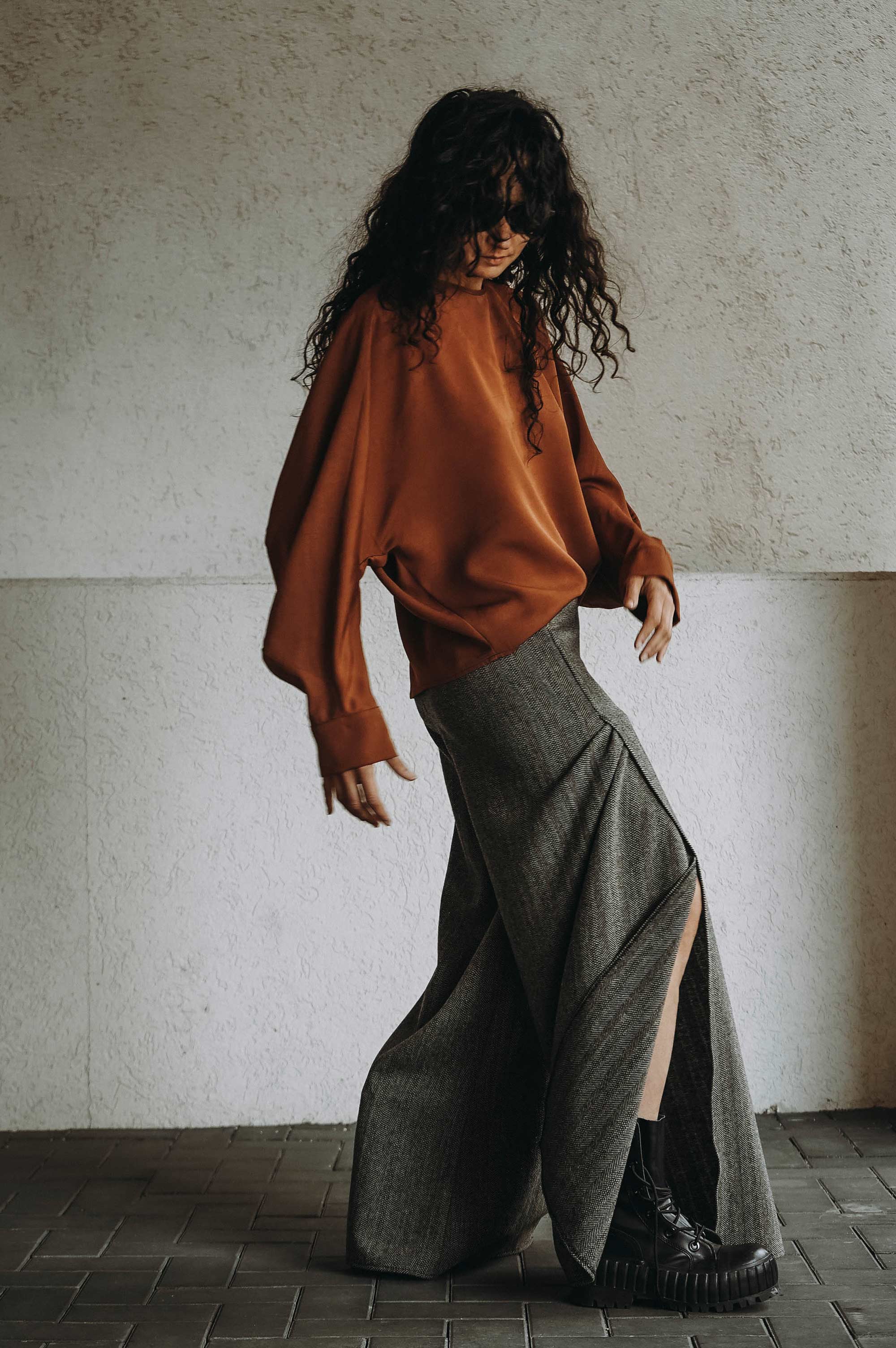 The Magnetic Needle Wool Trousers