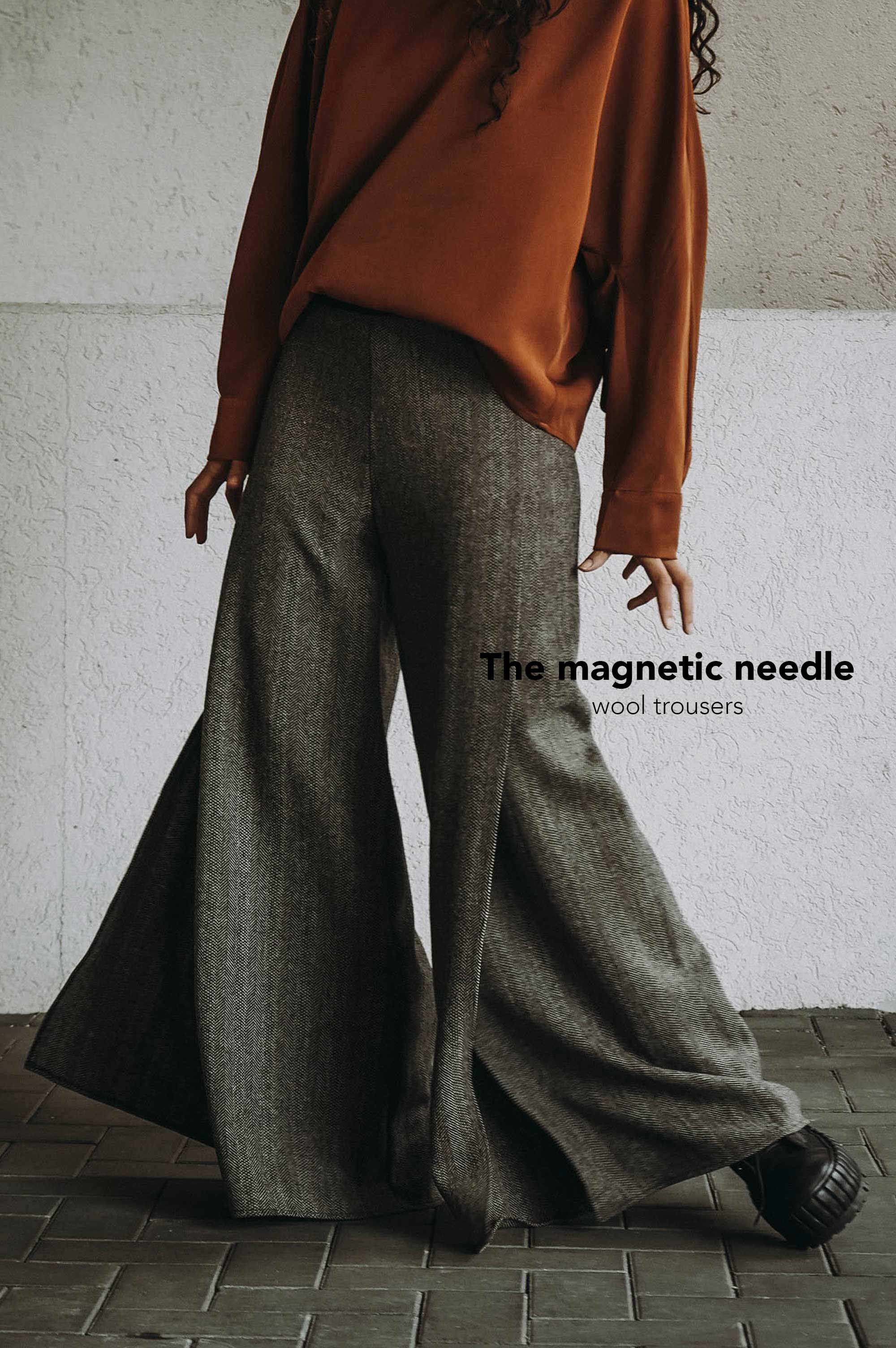 The Magnetic Needle Wool Trousers
